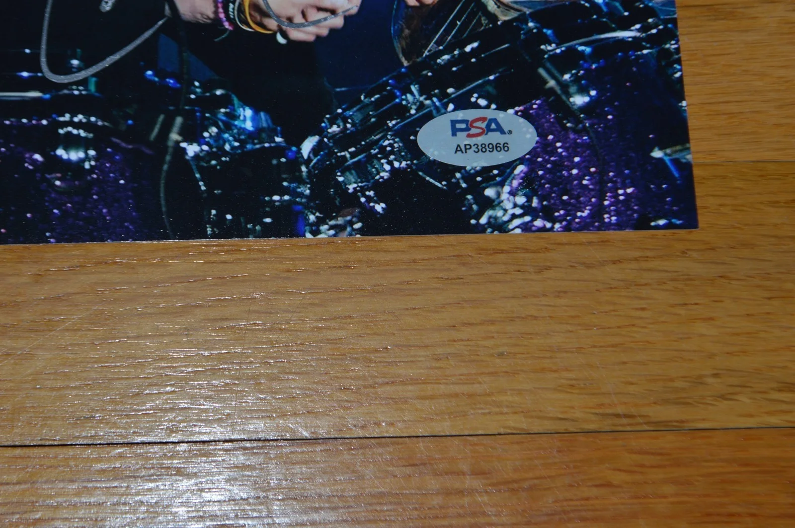 METALLICA ~ Lars Ulrich Autographed 8x10 Color Photo with PSA Hologram, изображение 3