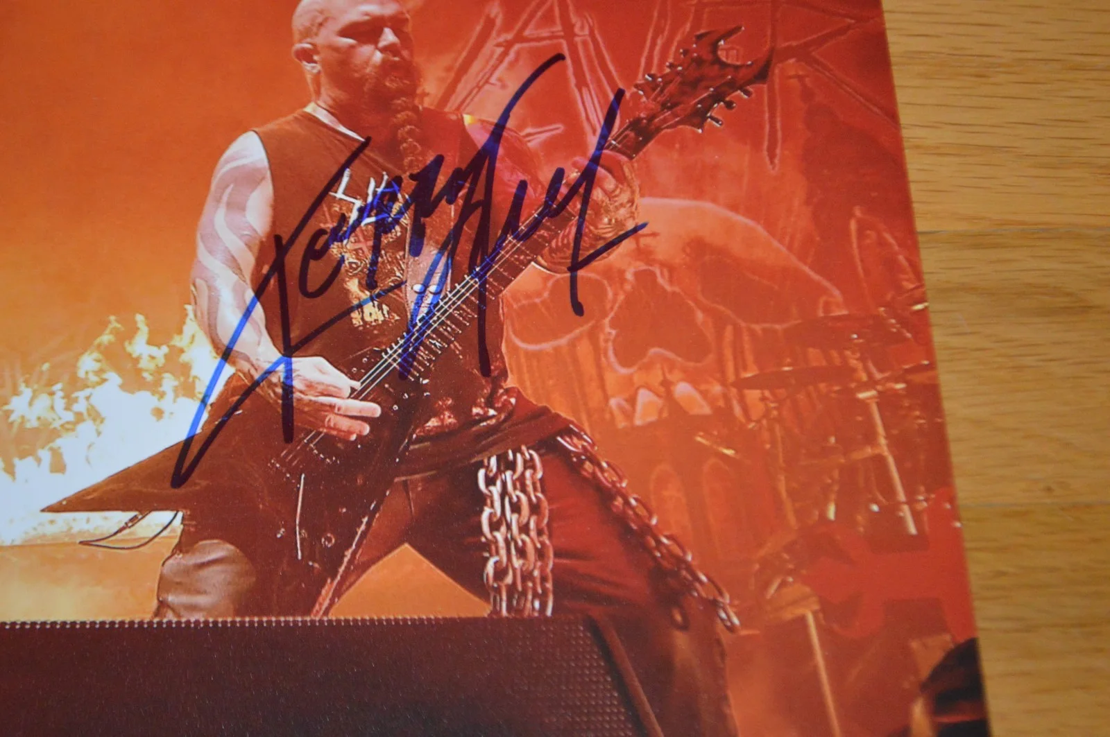 SLAYER ~ Kerry King & Gary Holt Autographed 11x14 Photo with Beckett Hologram, изображение 3