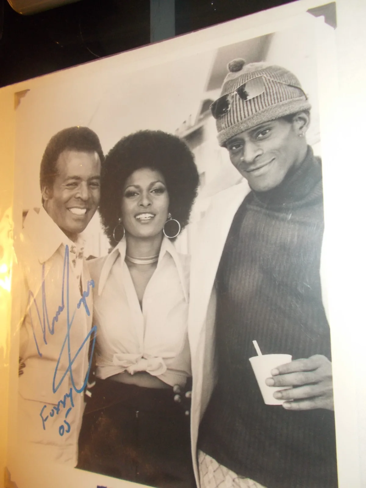 PAM GRIER SIGNED INDEX CARD + ANTONIO FARGAS SIGNED FOXY BROWN SIGNED IN PERSON, изображение 5
