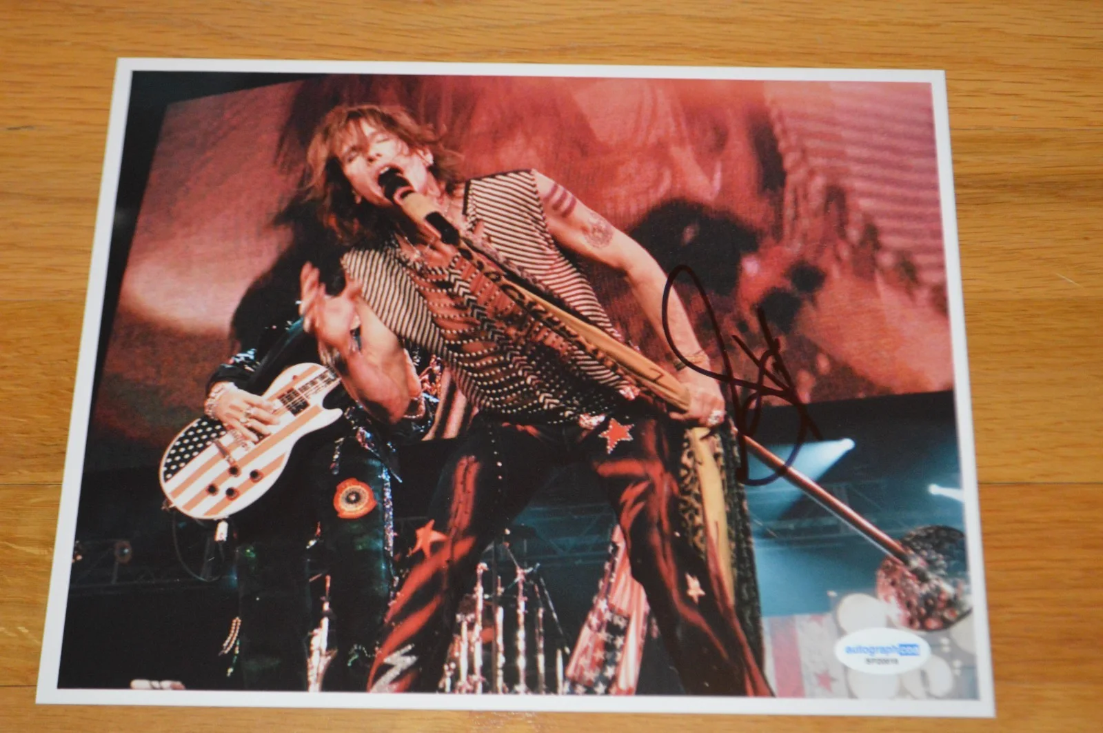 Aerosmith ~ Steven Tyler Autographed 8x10 Color Photo with AUTOGRAPH COA, изображение 2