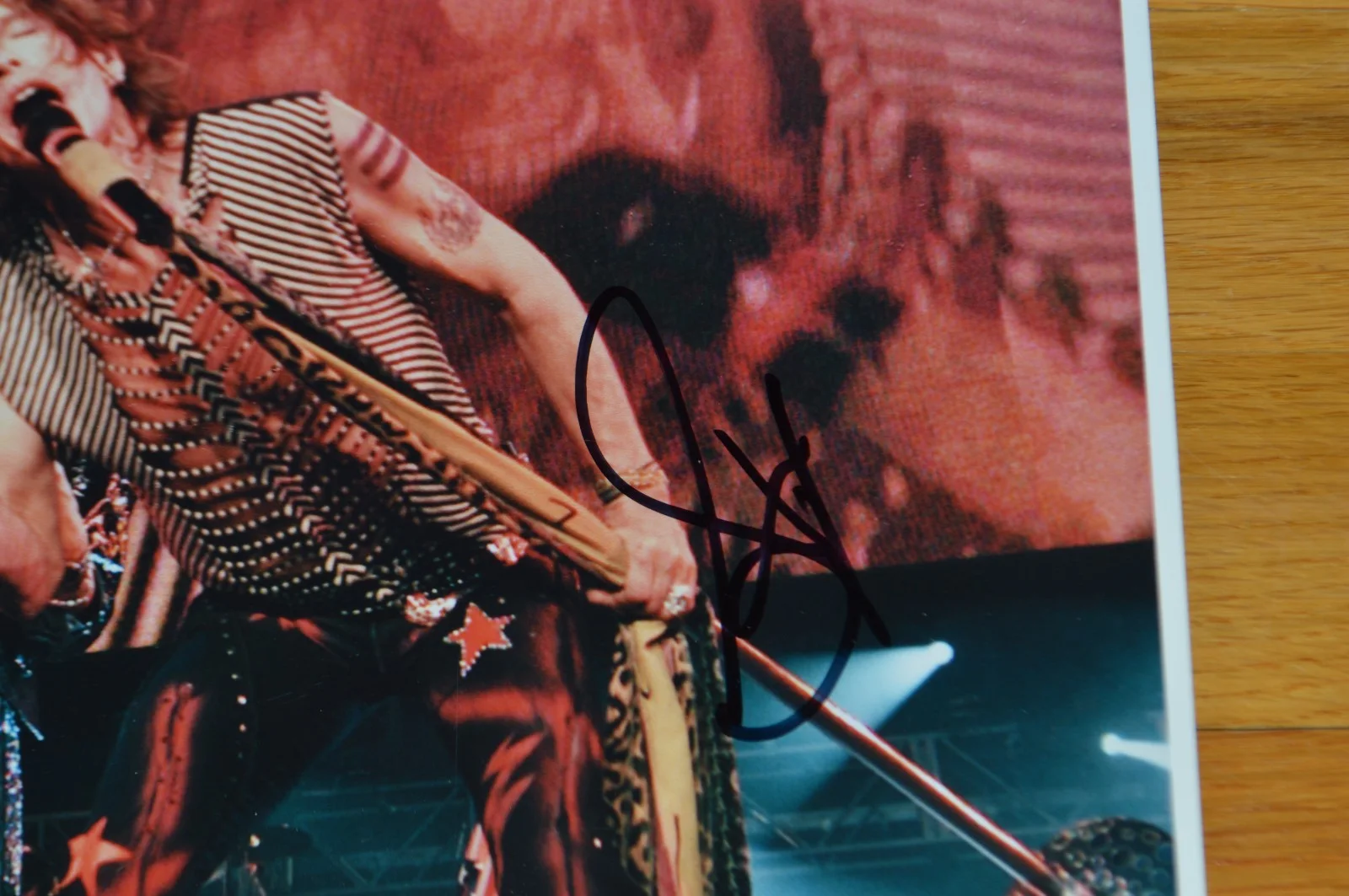 Aerosmith ~ Steven Tyler Autographed 8x10 Color Photo with AUTOGRAPH COA, изображение 3
