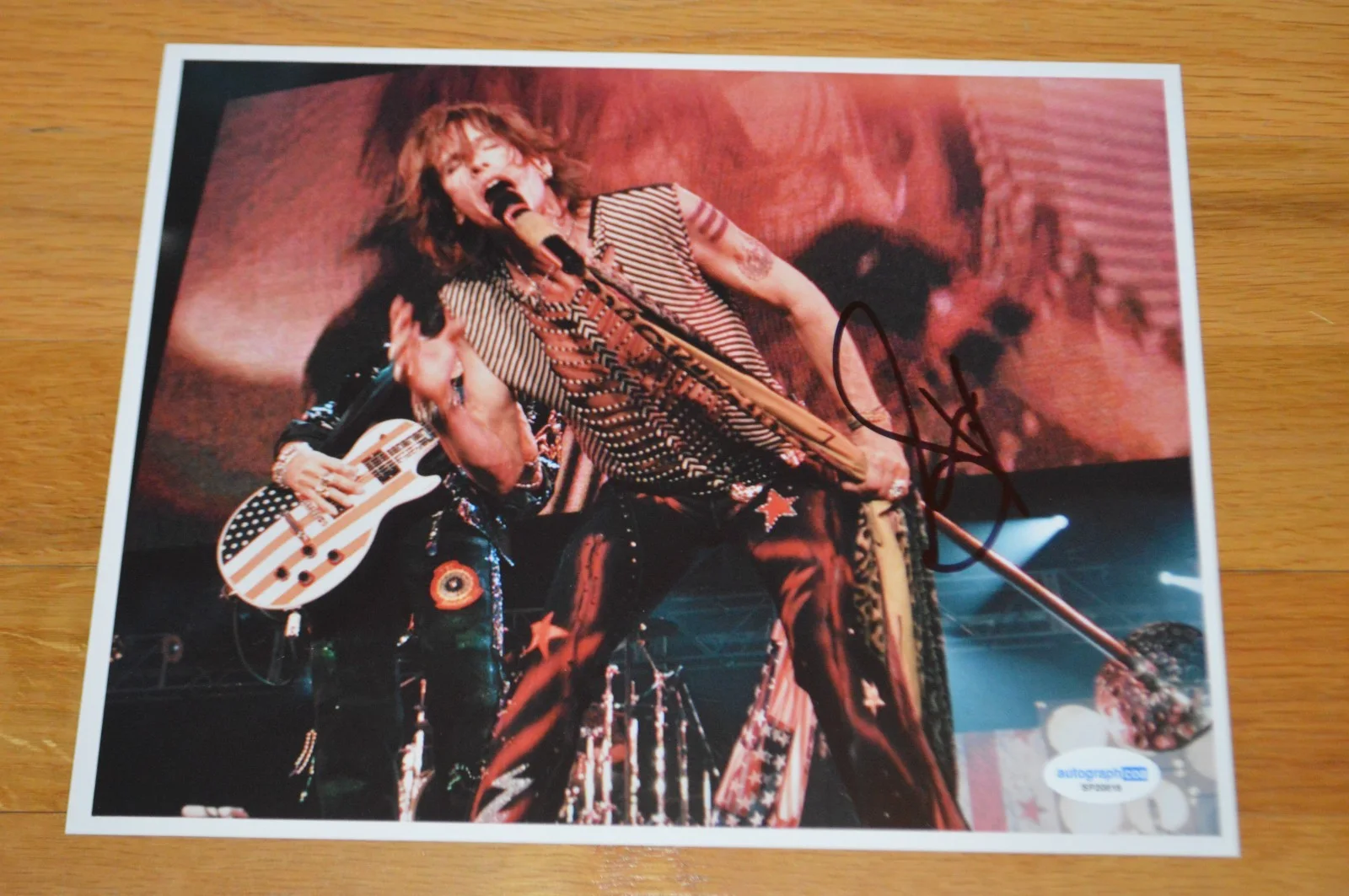 Aerosmith ~ Steven Tyler Autographed 8x10 Color Photo with AUTOGRAPH COA, изображение 5