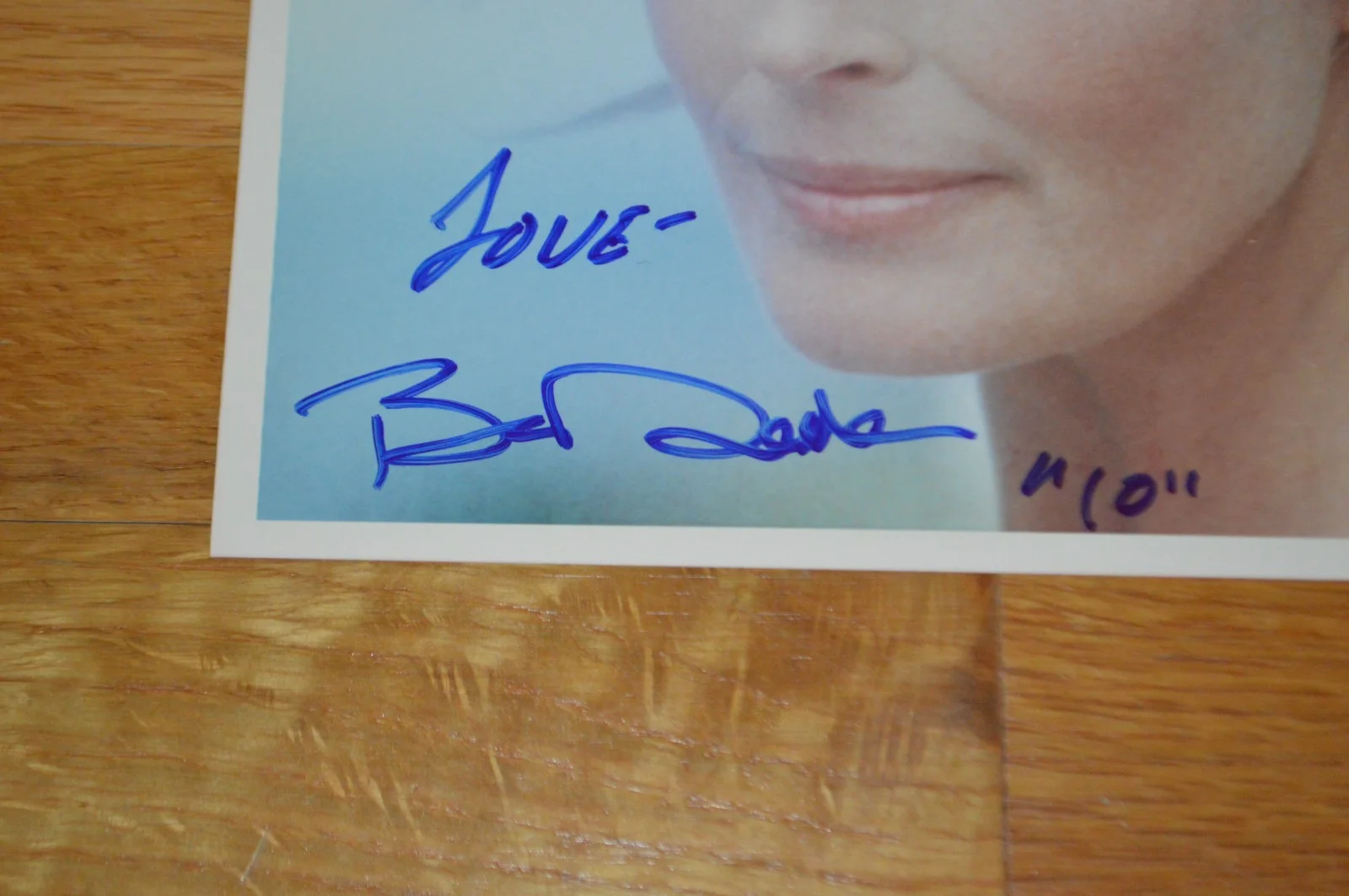 Bo Derek — Bo Derek Autographed Color 8x10 Photo with JSA COA "Love", изображение 3