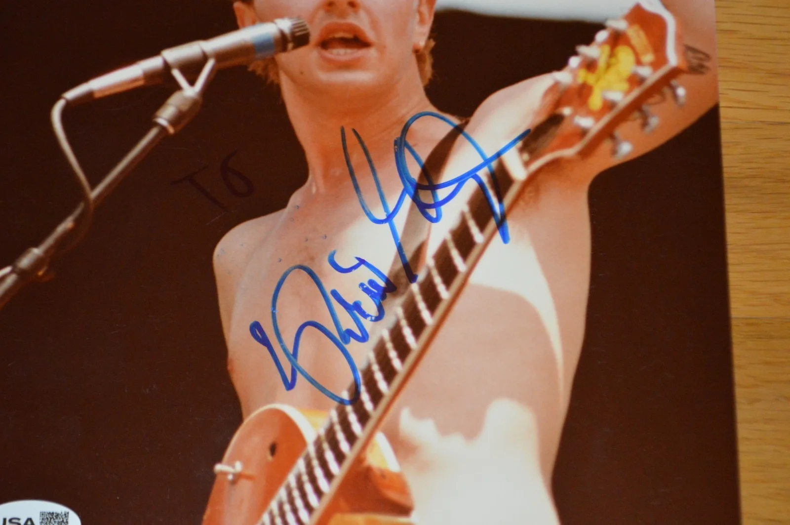 The Stray Cats ~ Brian Setzer Autographed 8x10 Vintage Photo with JSA COA, image 3