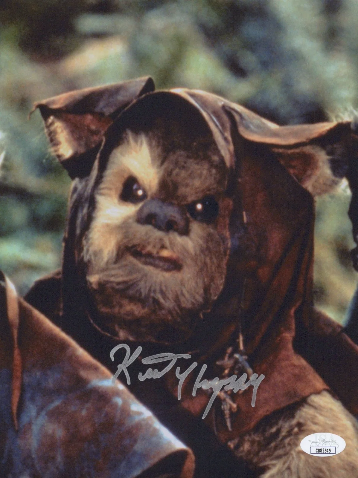 Kevin Thompson — KEVIN THOMPSON Signed 8x10 RETURN OF THE JEDI Authentic EWOK Autograph JSA COA