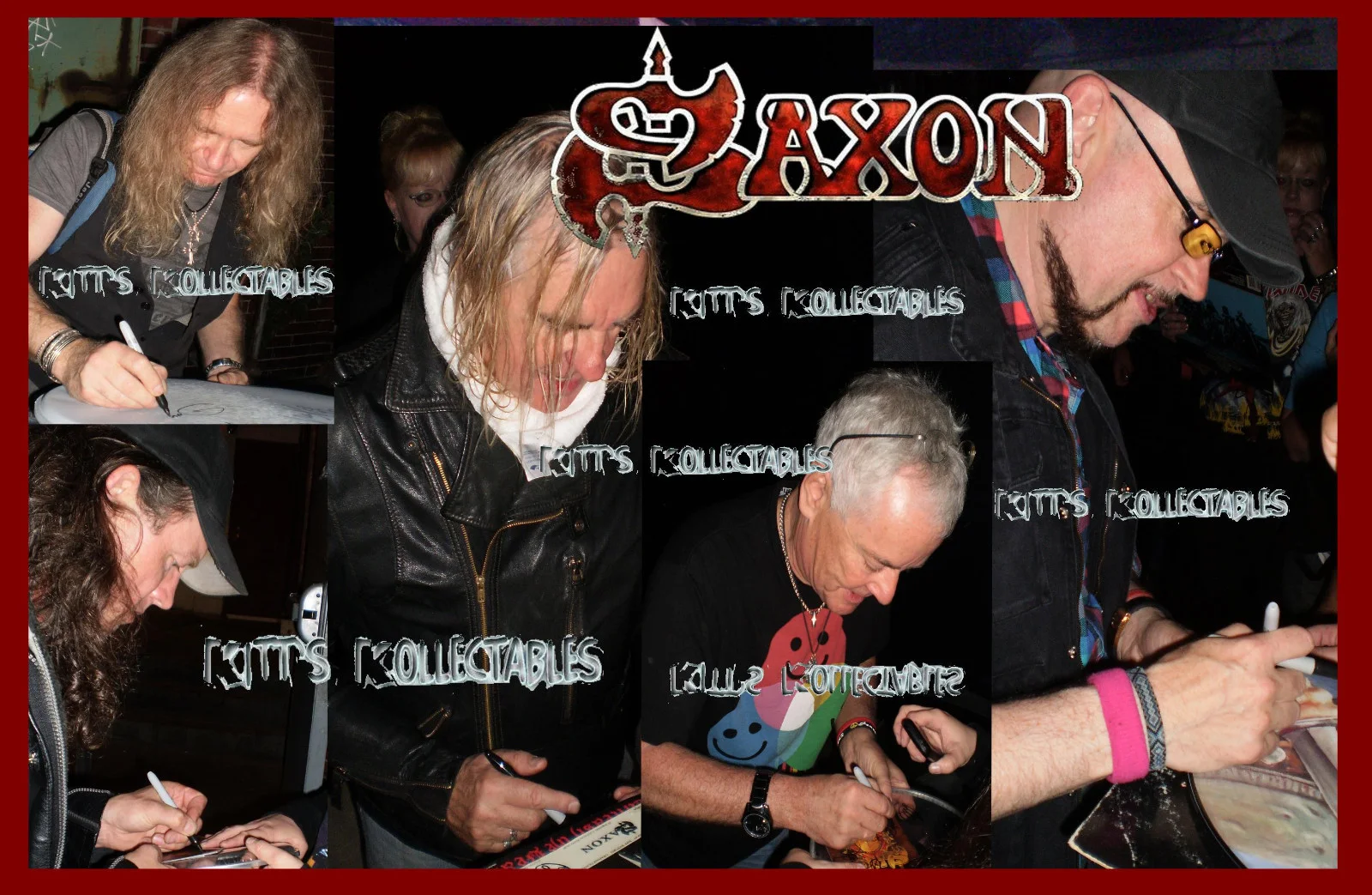 SIGNED SAXON AUTOGRAPHED SACRIFICE BOOK CD CERTIFIED AUTHENTIC JSA COA # AB85404, image 4