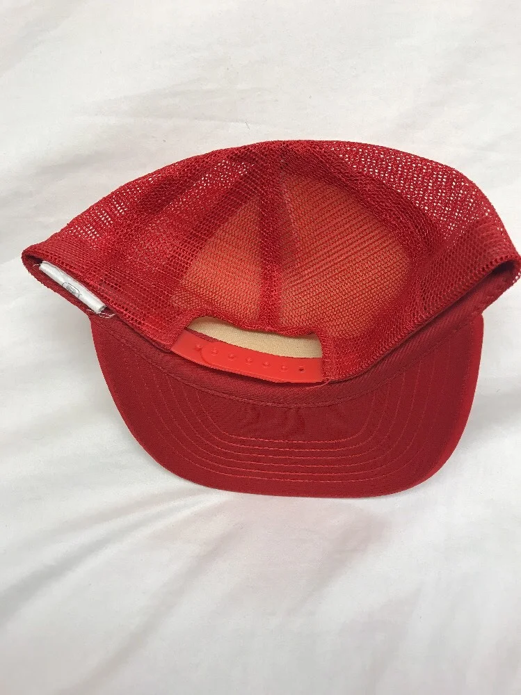 Vintage 80s Mesh Hat Signed by Pat Boone SnapBack Trucker, image 4