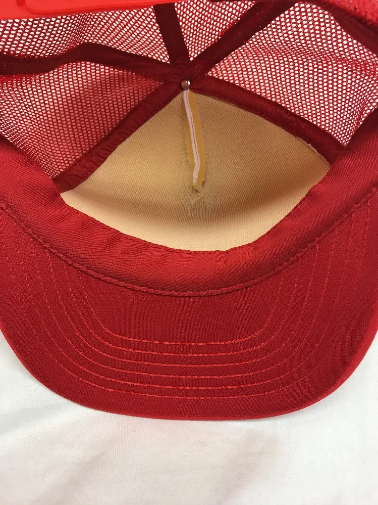 Vintage 80s Mesh Hat Signed by Pat Boone SnapBack Trucker, image 5