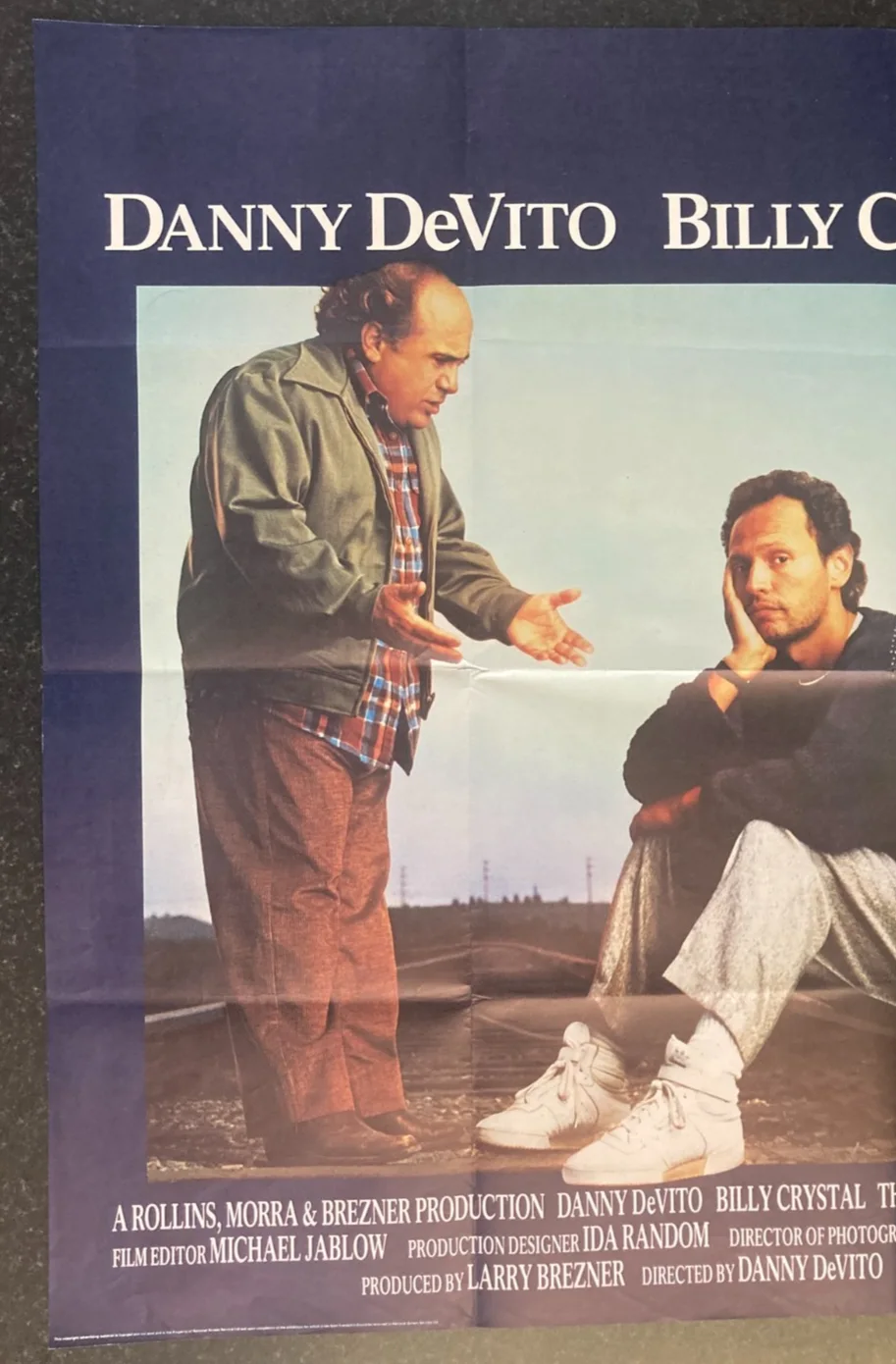 THROW MOMMA FROM THE TRAIN 1987 Original Cinema UK Quad Movie POSTER DeVito, image 3