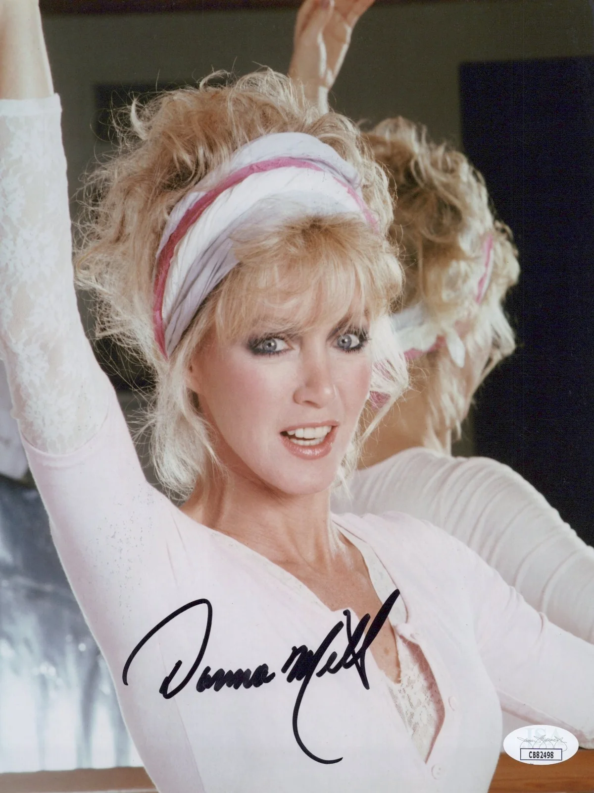 DONNA MILLS — DONNA MILLS Signed KNOTTS LANDING 8x10 Photo ABBY CUNNINGHAM Autograph JSA COA