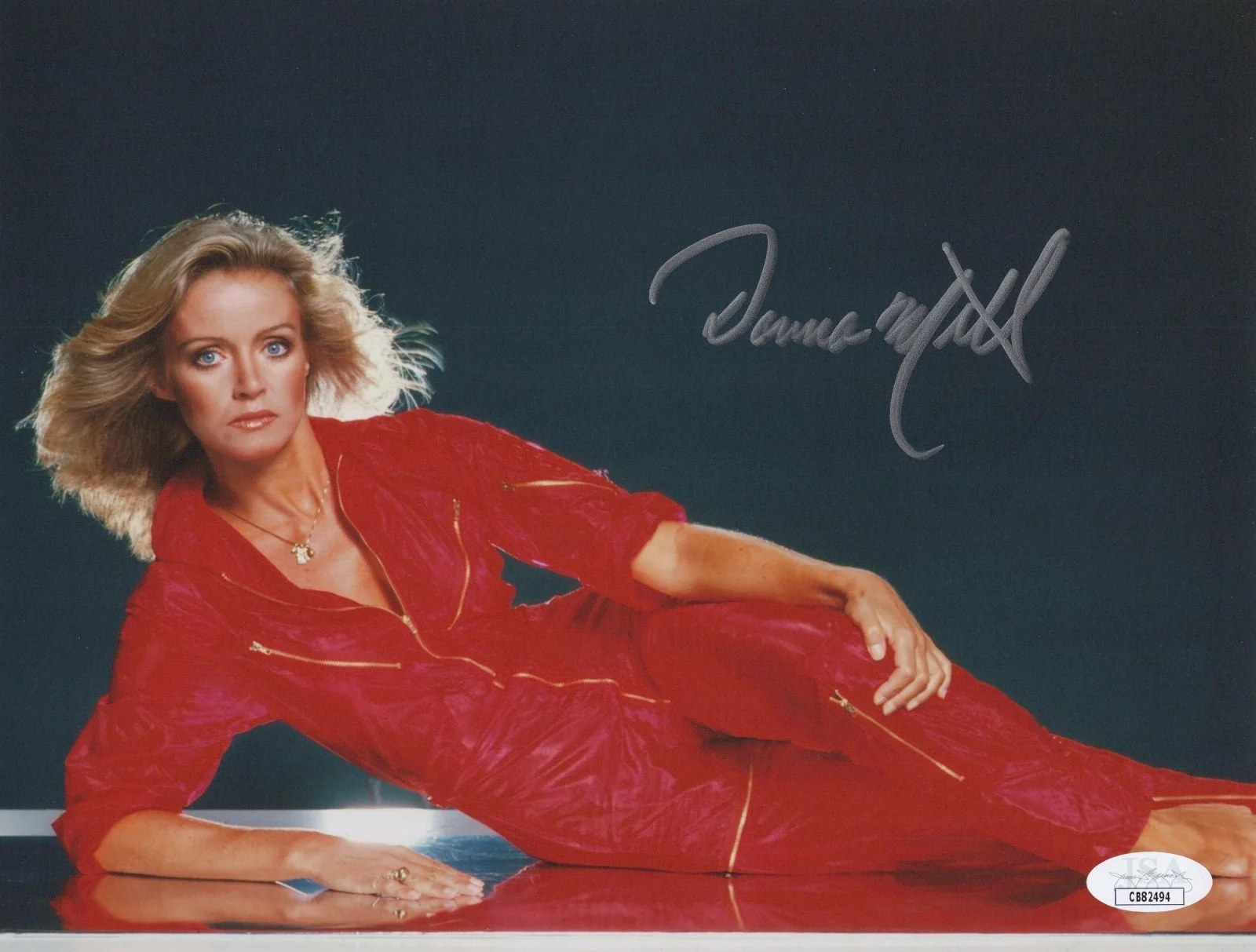 DONNA MILLS — DONNA MILLS Signed KNOTTS LANDING 8x10 Photo ABBY CUNNINGHAM Autograph JSA COA