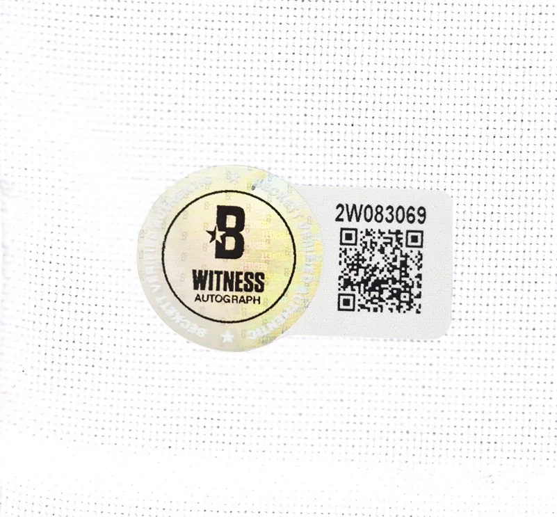 Chevy Chase — Chevy Chase Signed White Caddyshack Golf Pin Flag Beckett Witness, image 3
