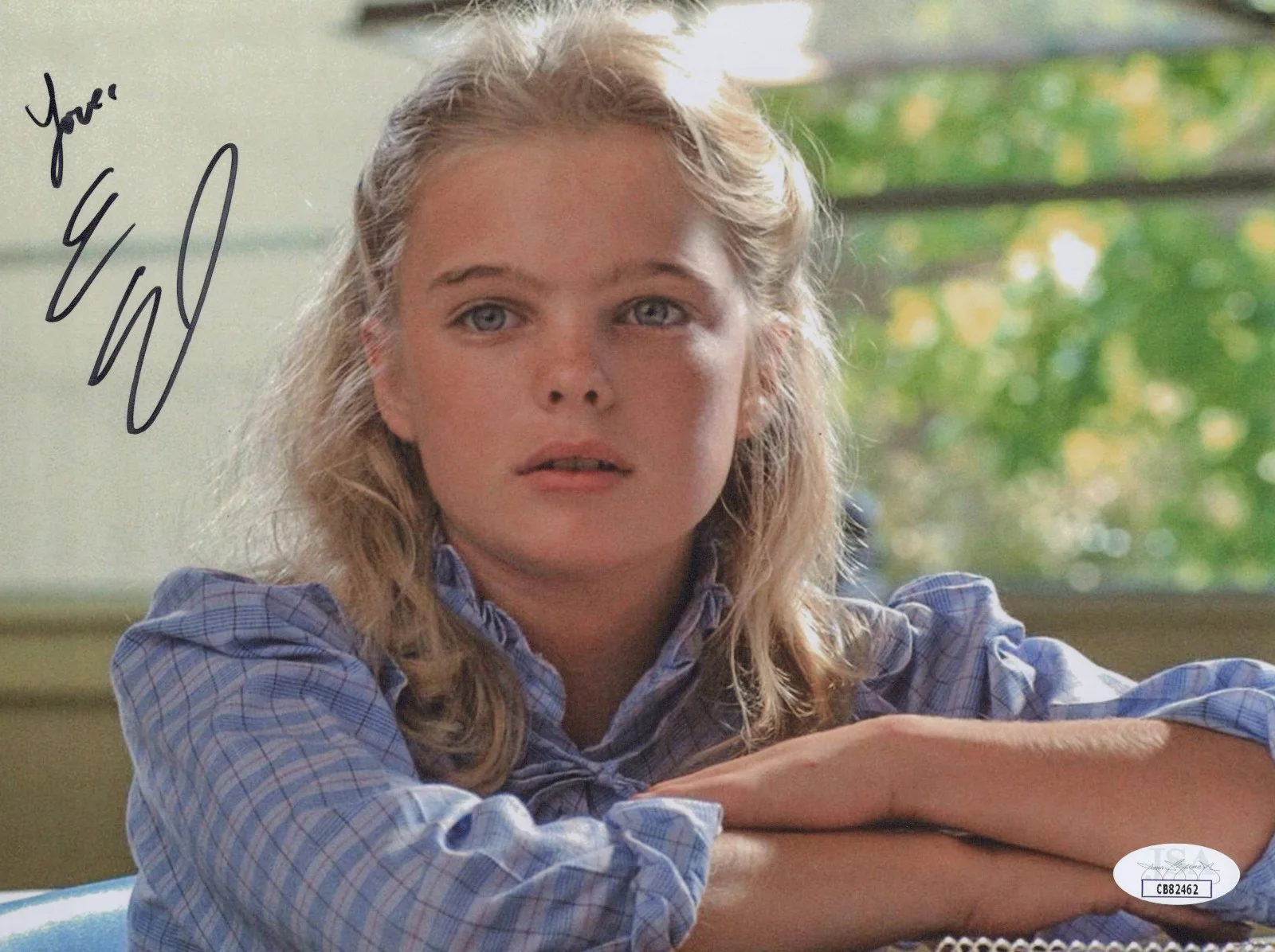 ERIKA ELENIAK — ERIKA ELENIAK Signed E.T.8x10 Photo Authentic Autograph PRETTY GIRL JSA COA CERT