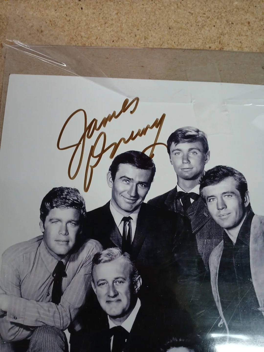 James Drury — James Drury Autographed Signed Photo Set The Virginian With Authenticity Receipt, image 3