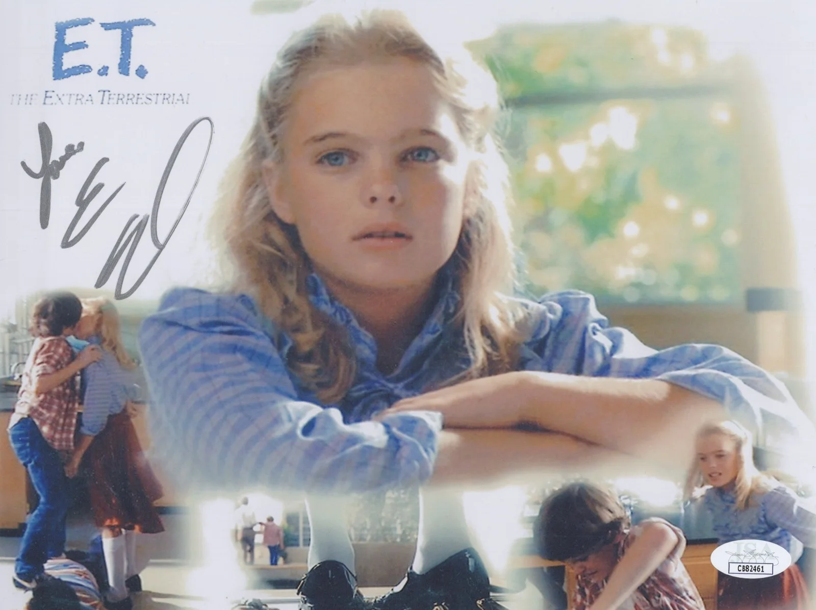 ERIKA ELENIAK — ERIKA ELENIAK Signed E.T.8x10 Photo Authentic Autograph PRETTY GIRL JSA COA CERT