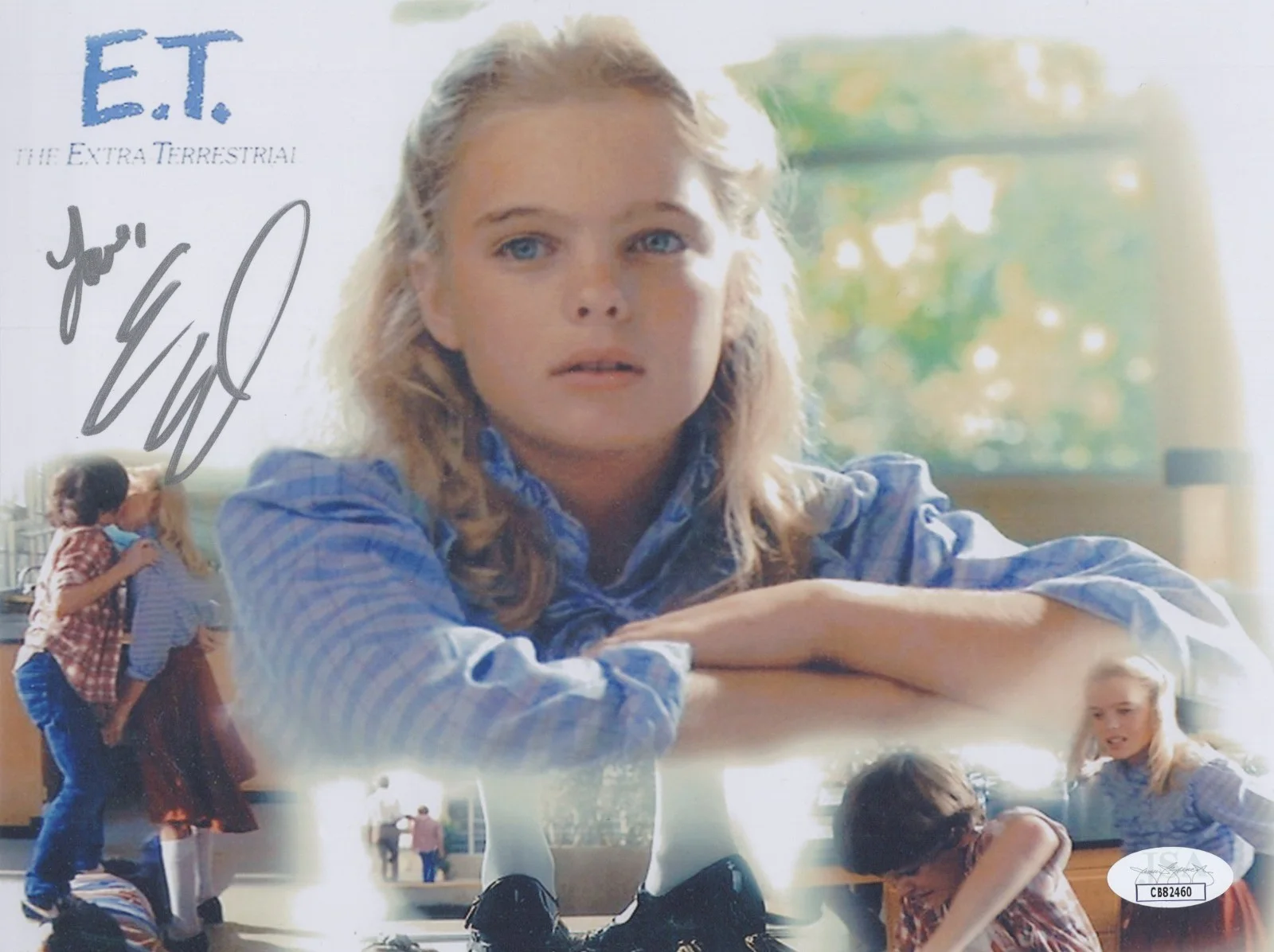 ERIKA ELENIAK — ERIKA ELENIAK Signed E.T.8x10 Photo Authentic Autograph PRETTY GIRL JSA COA CERT