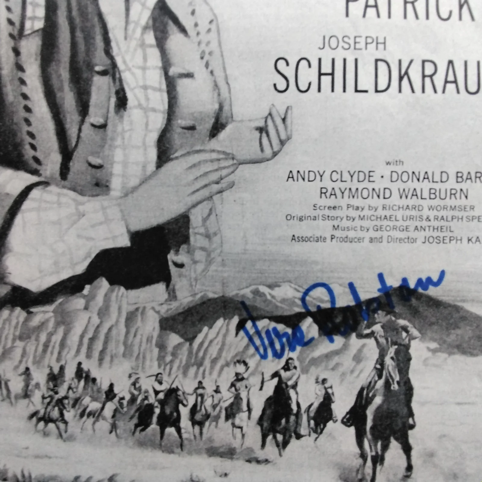 Vera Ralston SIGNED 1946 Movie Ad Plainsman & The Lady William Elliott Republic, изображение 4