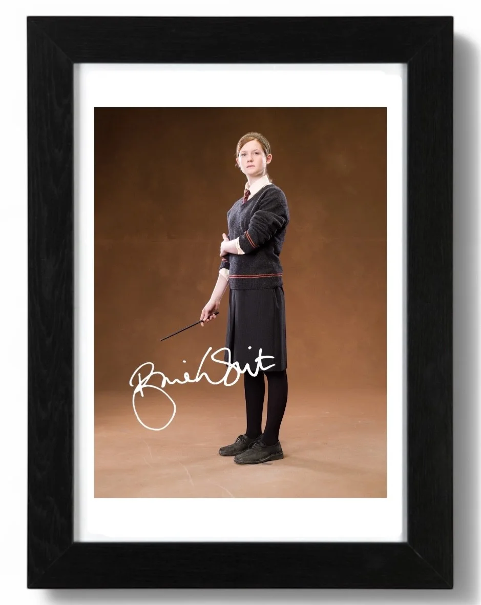 Bonnie Wright Signed Autograph PHOTO Pre Print 6x4/A4/ Framed, image 3