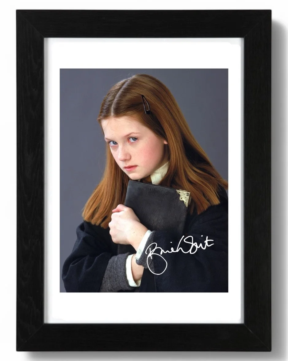 Bonnie Wright Signed Autograph PHOTO Pre Print 6x4/A4/ Framed, image 3