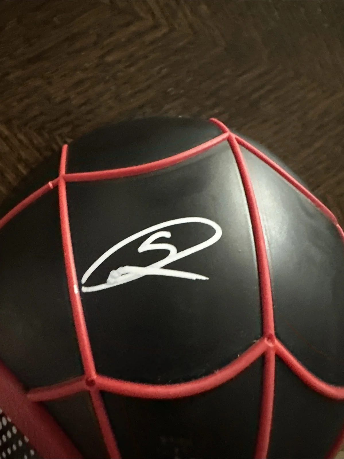 Shameik Moore — Shameik Moore Autographed Spider-Man Into The Spider-Verse Miles Morales Mask, изображение 2