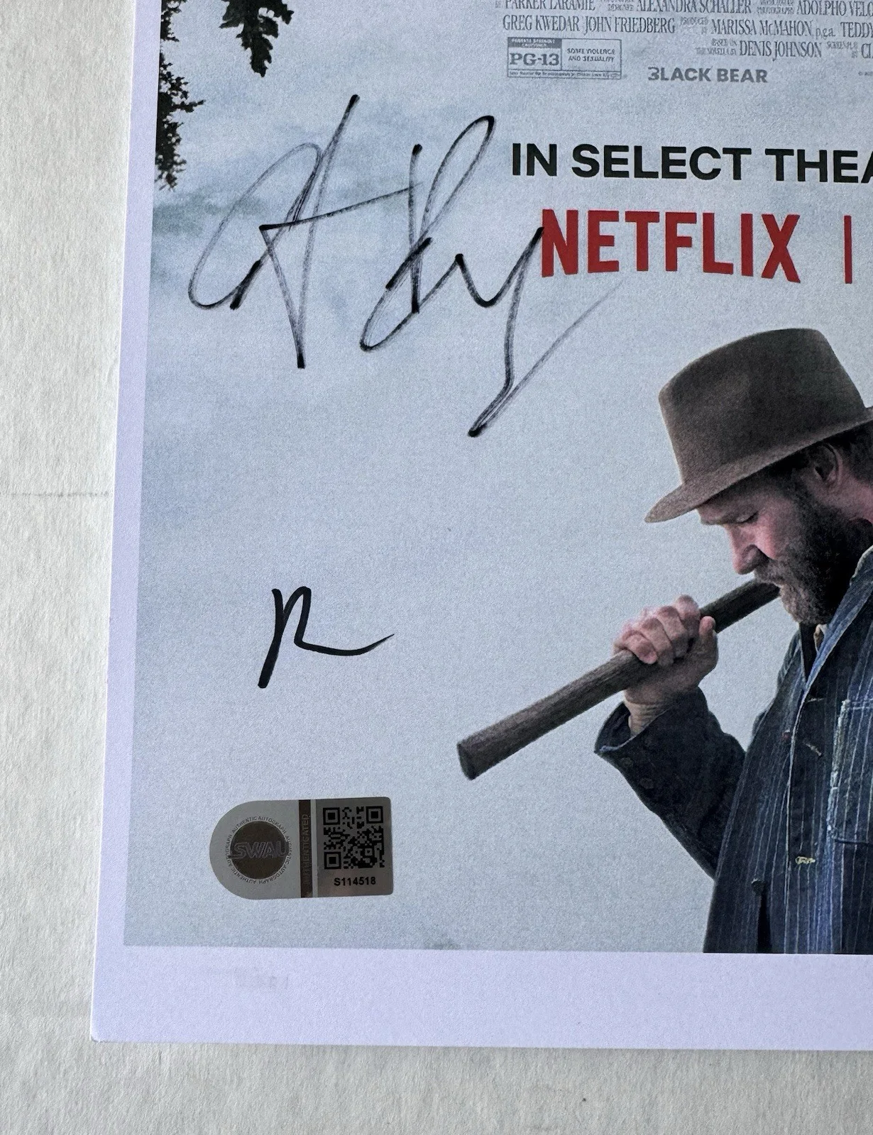 Joel Edgerton Clint Bentley x4 Signed Train Dream 11x17 photo Autograph SWAU COA, image 2