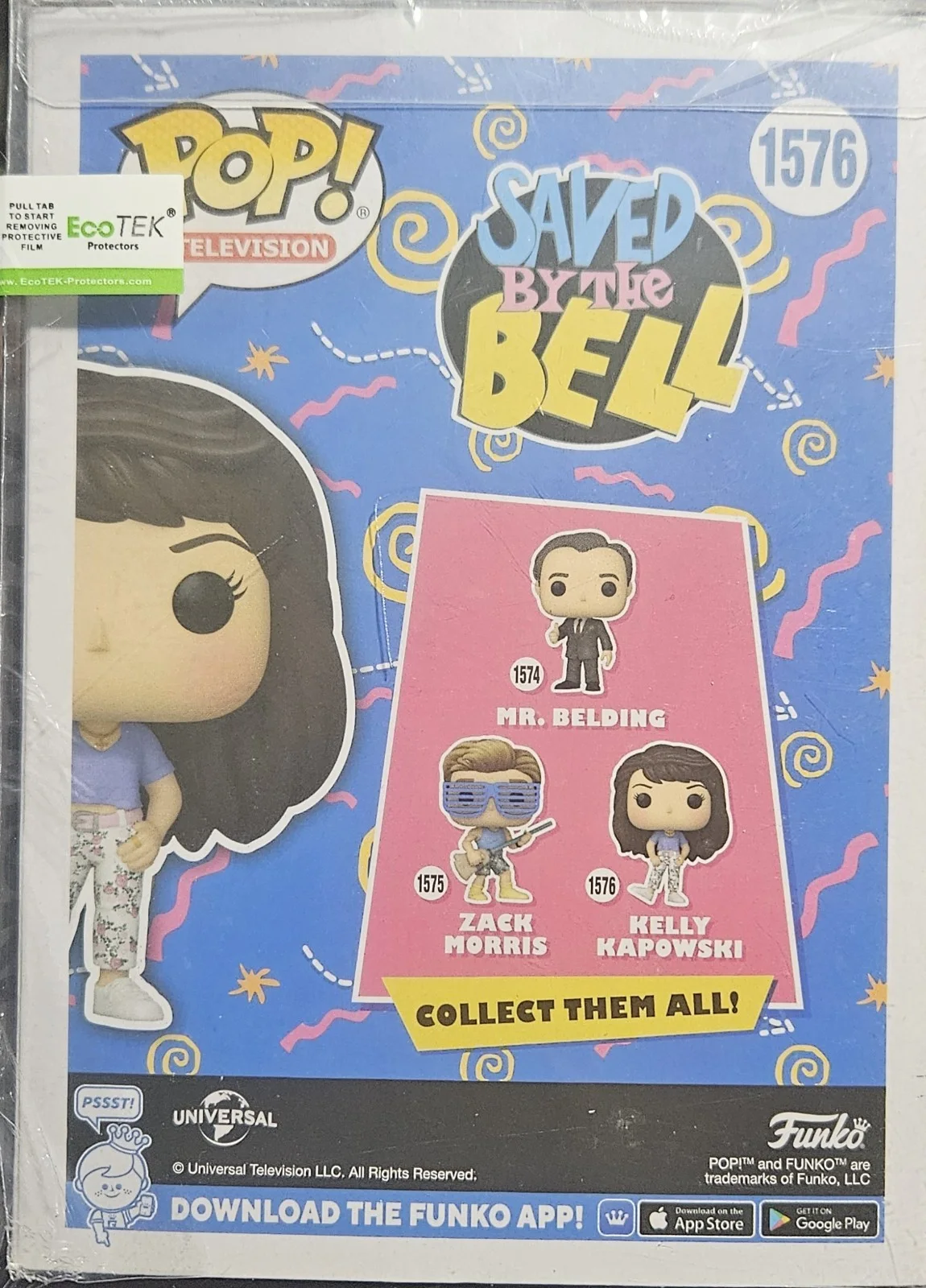 Kelly Kapowski — Kelly Kapowski Signed Funko Pop 1576 Saved by the Bell Autograph Beckett, image 4