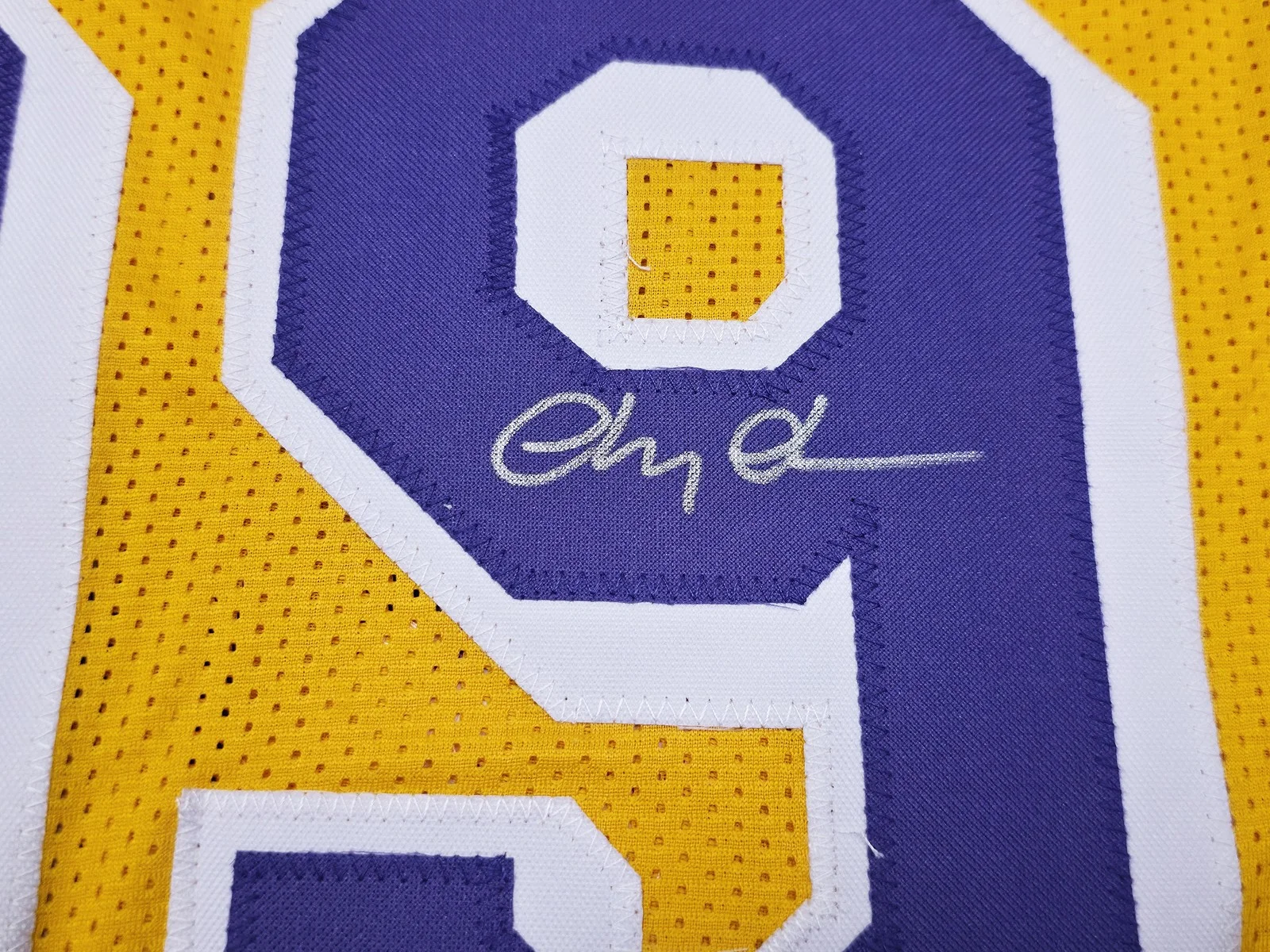 Fletch Chevy — Fletch Chevy Chase Autographed Signed Yellow Jersey Beckett BAS QR, image 4