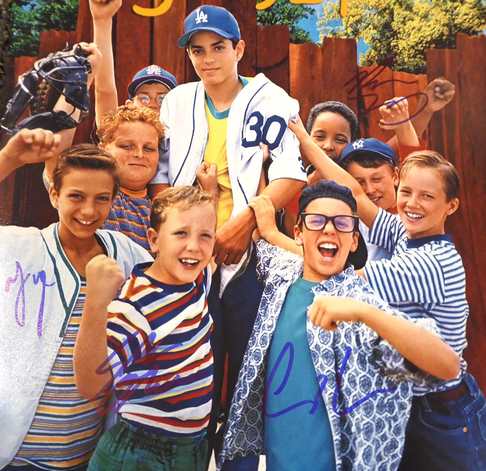 The Sandlot — The Sandlot Autographed Signed 11x14 Photo With 4 Signatures MCS Holo, изображение 2