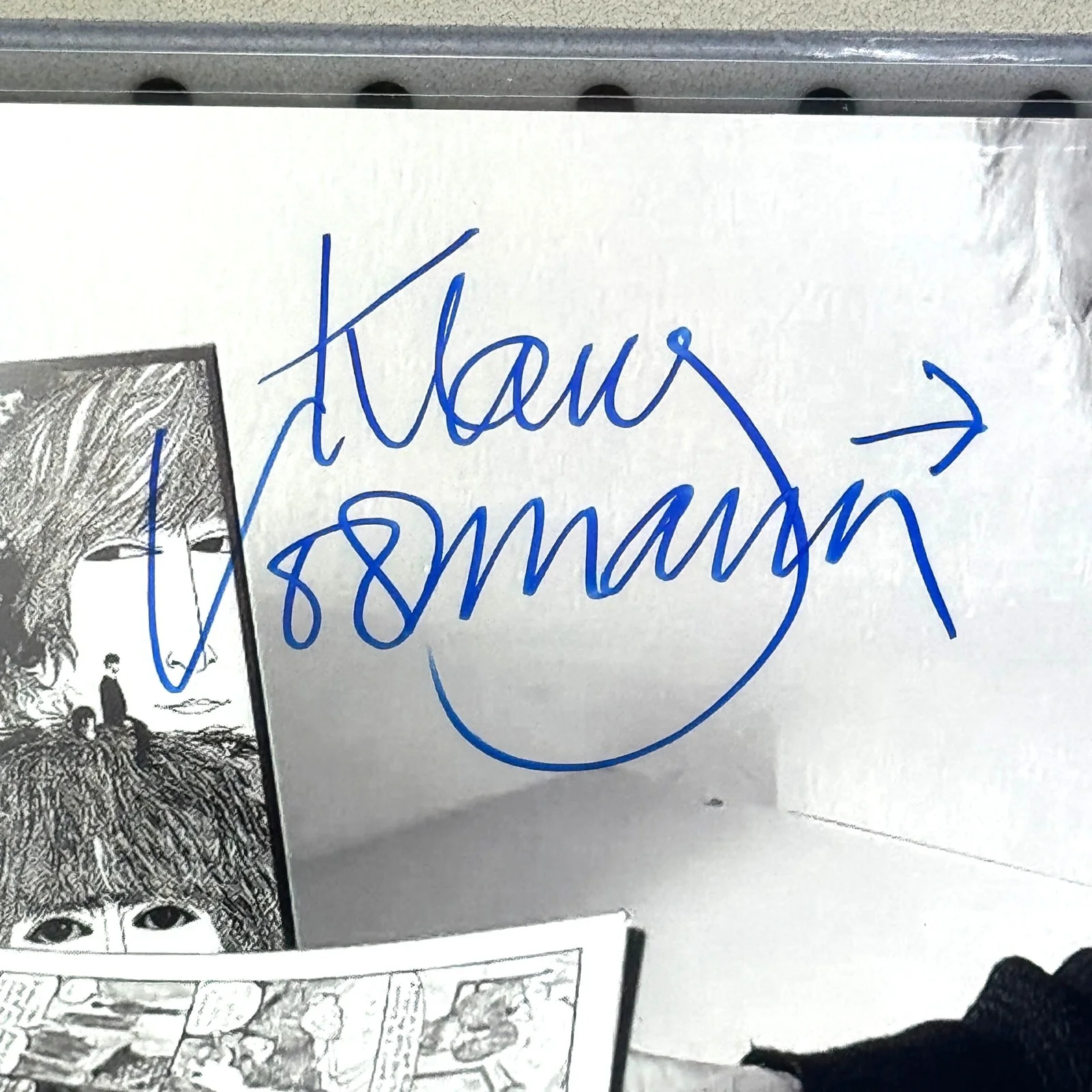 KLAUS VOORMANN Signed 8x10 Photograph JSA Certified Authentic Autograph Auto, изображение 2