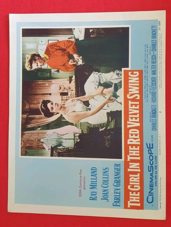 Girl in the Red Velvet Swing (1955) U.S. Lobby Card Set of 8 – Joan Colins, изображение 3