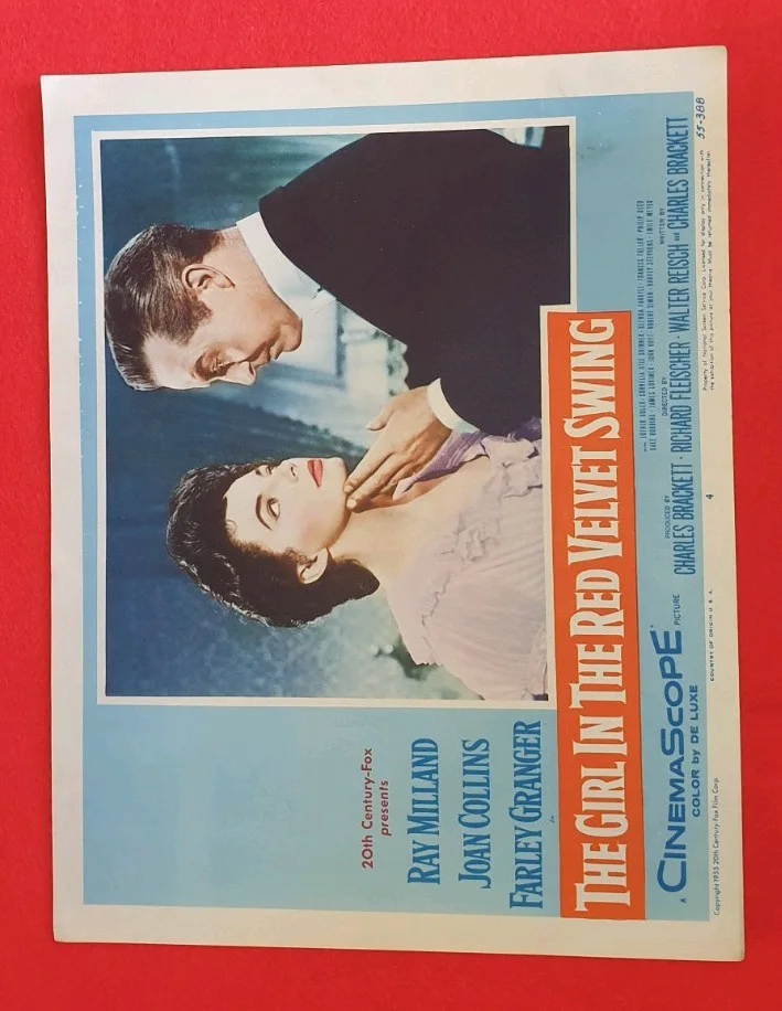 Girl in the Red Velvet Swing (1955) U.S. Lobby Card Set of 8 – Joan Colins, изображение 4