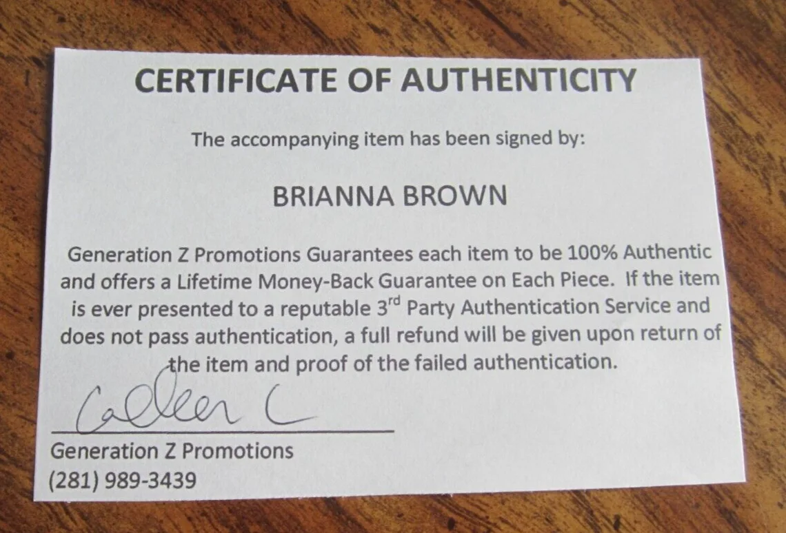 Brianna Brown — Brianna Brown Actress Autographed 8X10 Photograph "General Hospital" Lisa Niles, изображение 3