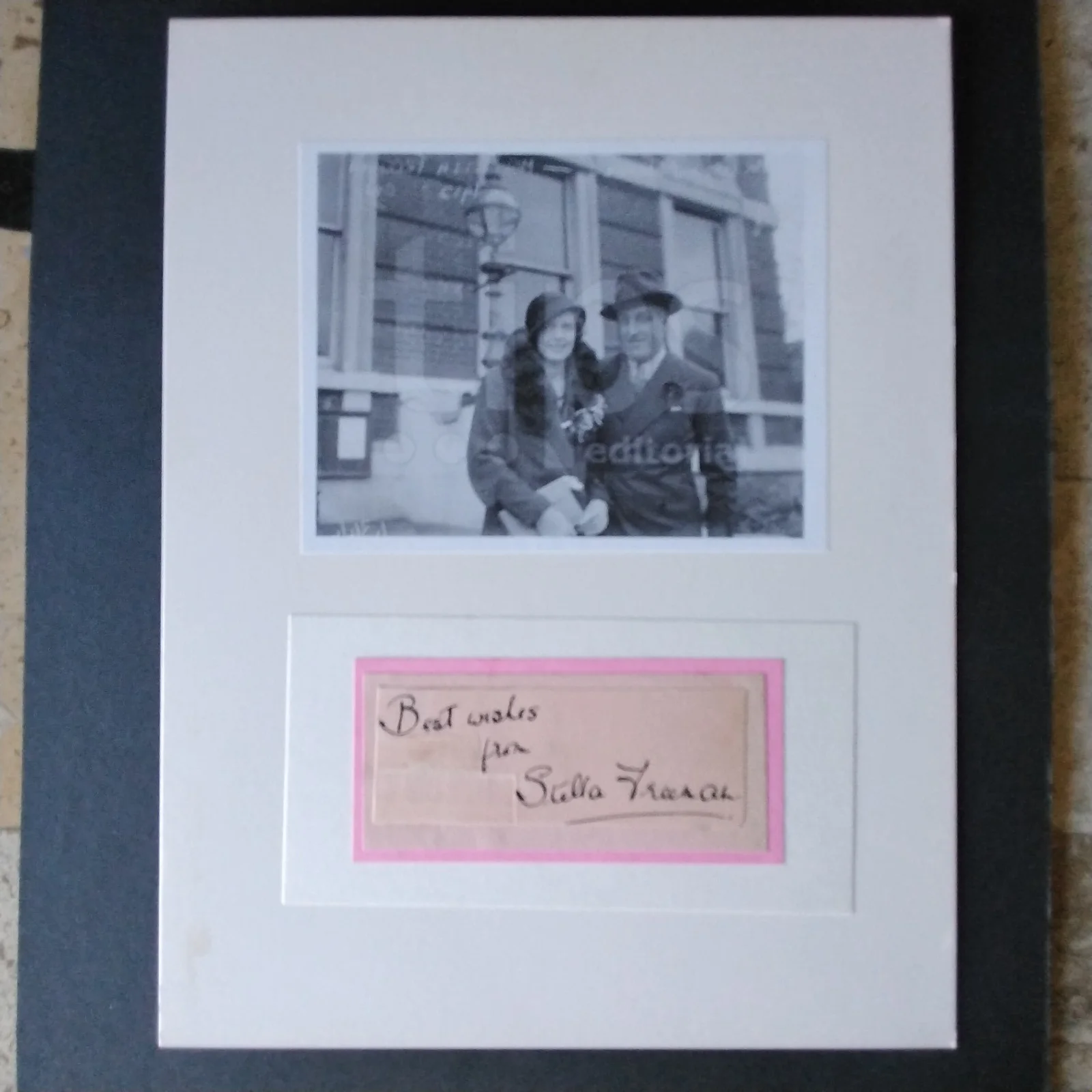 Stella Freeman SIGNED Paper Photo 30s Film Actress House of Arrow Godfrey Tearle, изображение 2