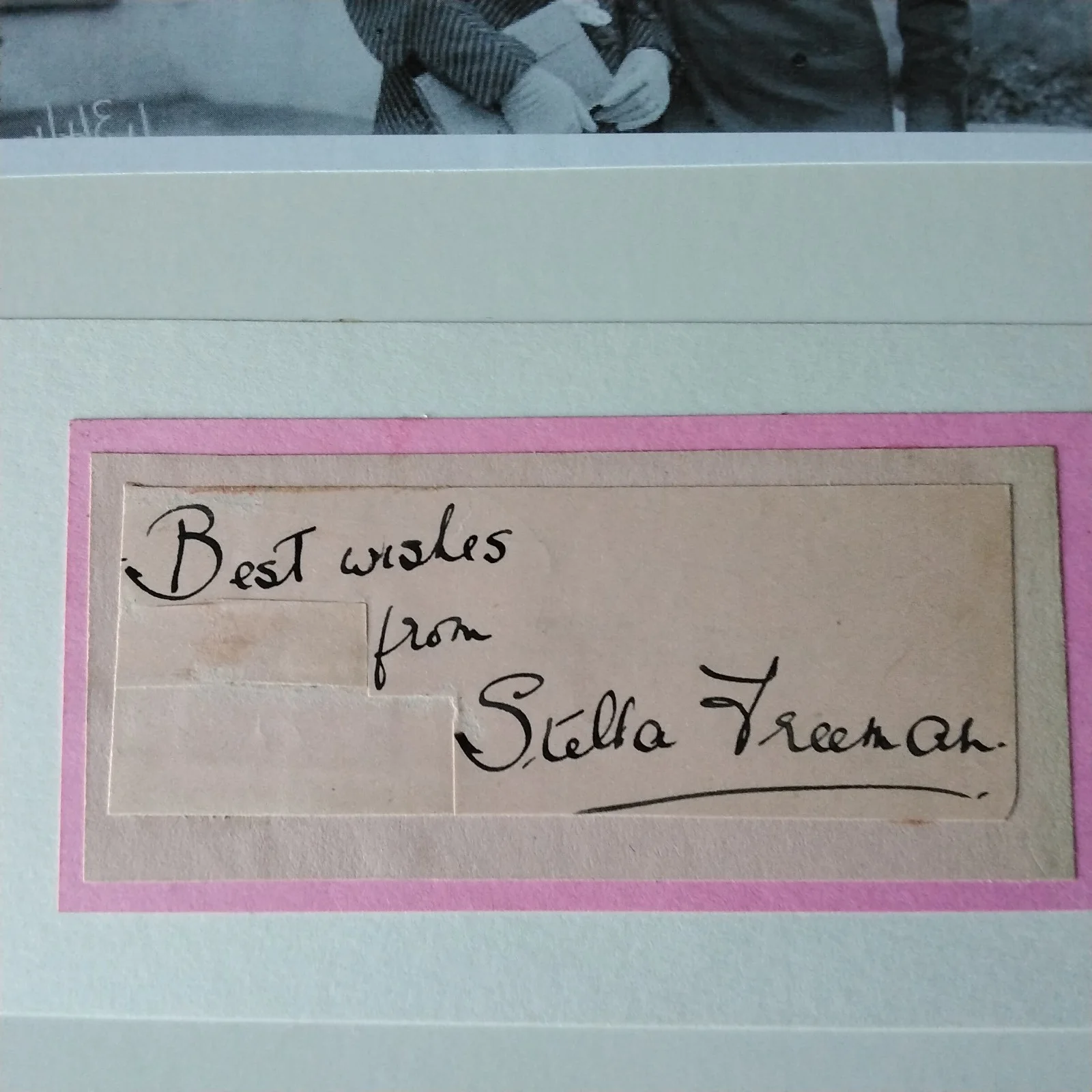 Stella Freeman SIGNED Paper Photo 30s Film Actress House of Arrow Godfrey Tearle, изображение 3