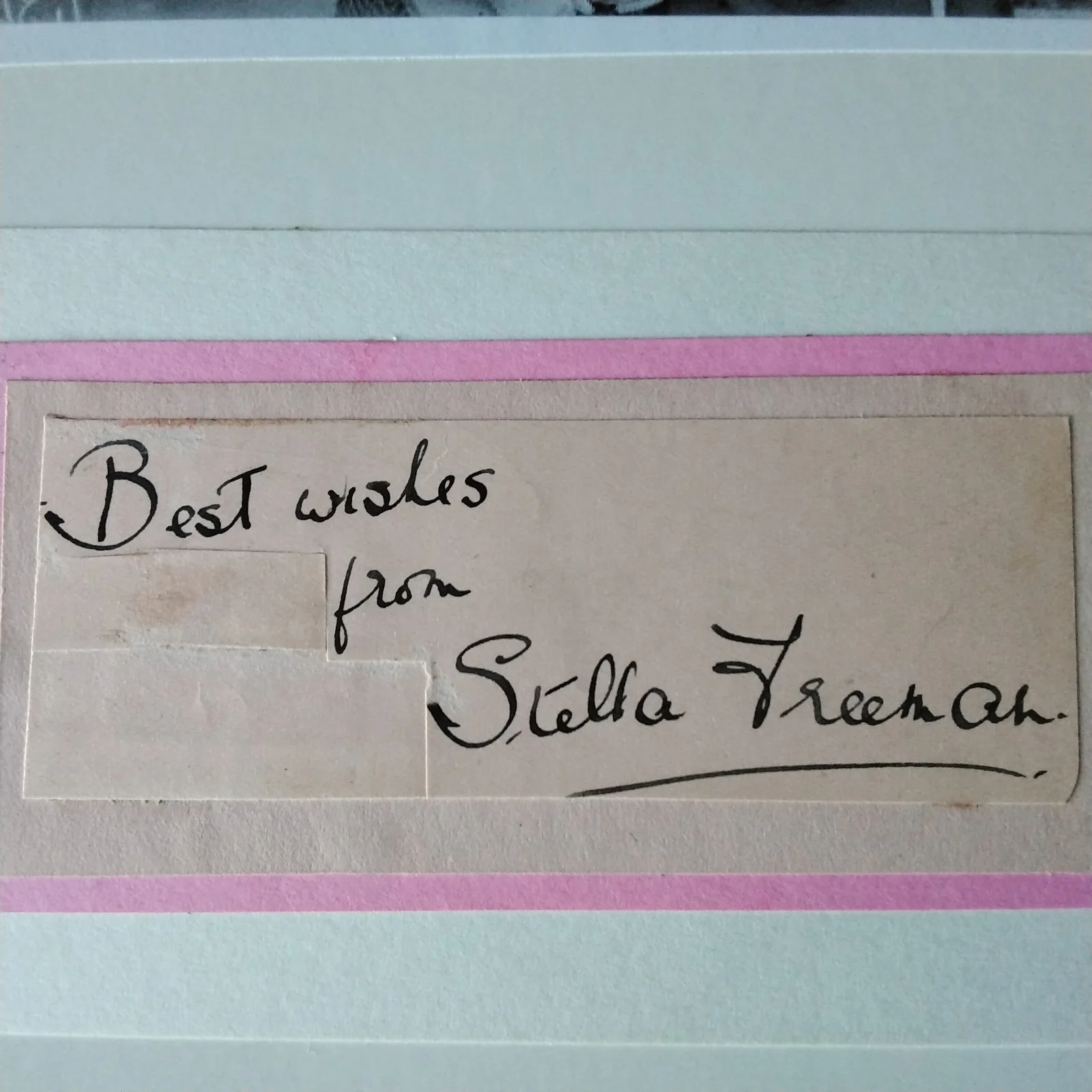 Stella Freeman SIGNED Paper Photo 30s Film Actress House of Arrow Godfrey Tearle, изображение 4