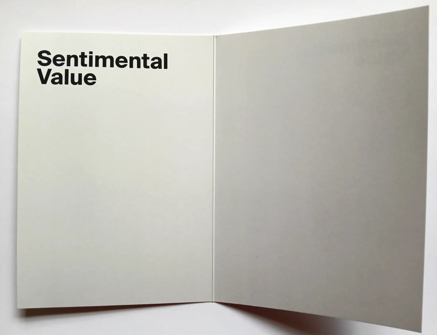 Sentimental Value Promo Film Card - ( 21 cm x 15 cm ) Joey Yu Artwork, изображение 2