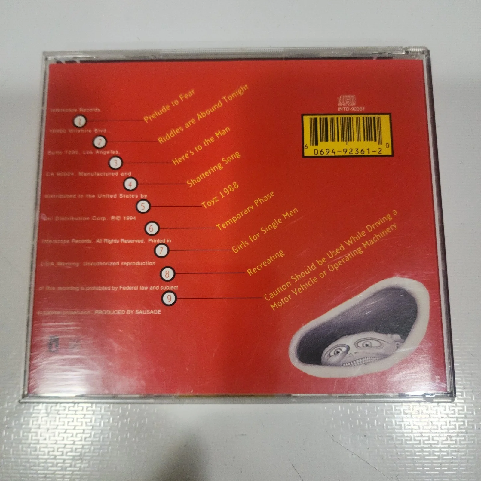 Autographed Sausage CD Riddles Are Abound Tonight Signed By Les Claypool Primus, image 5