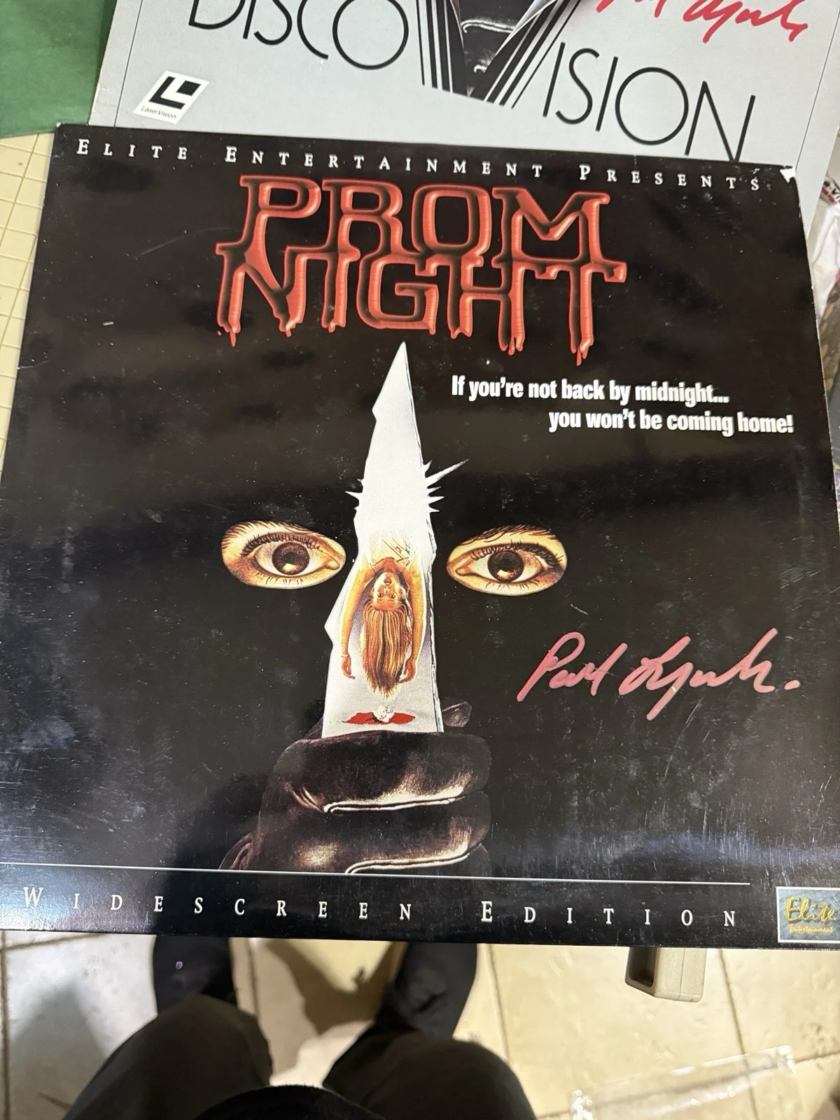 Prom Night, Signed, Autograph, Horror, Movie, Jamie Lee Curtis, 80s, Vintage,, image 2