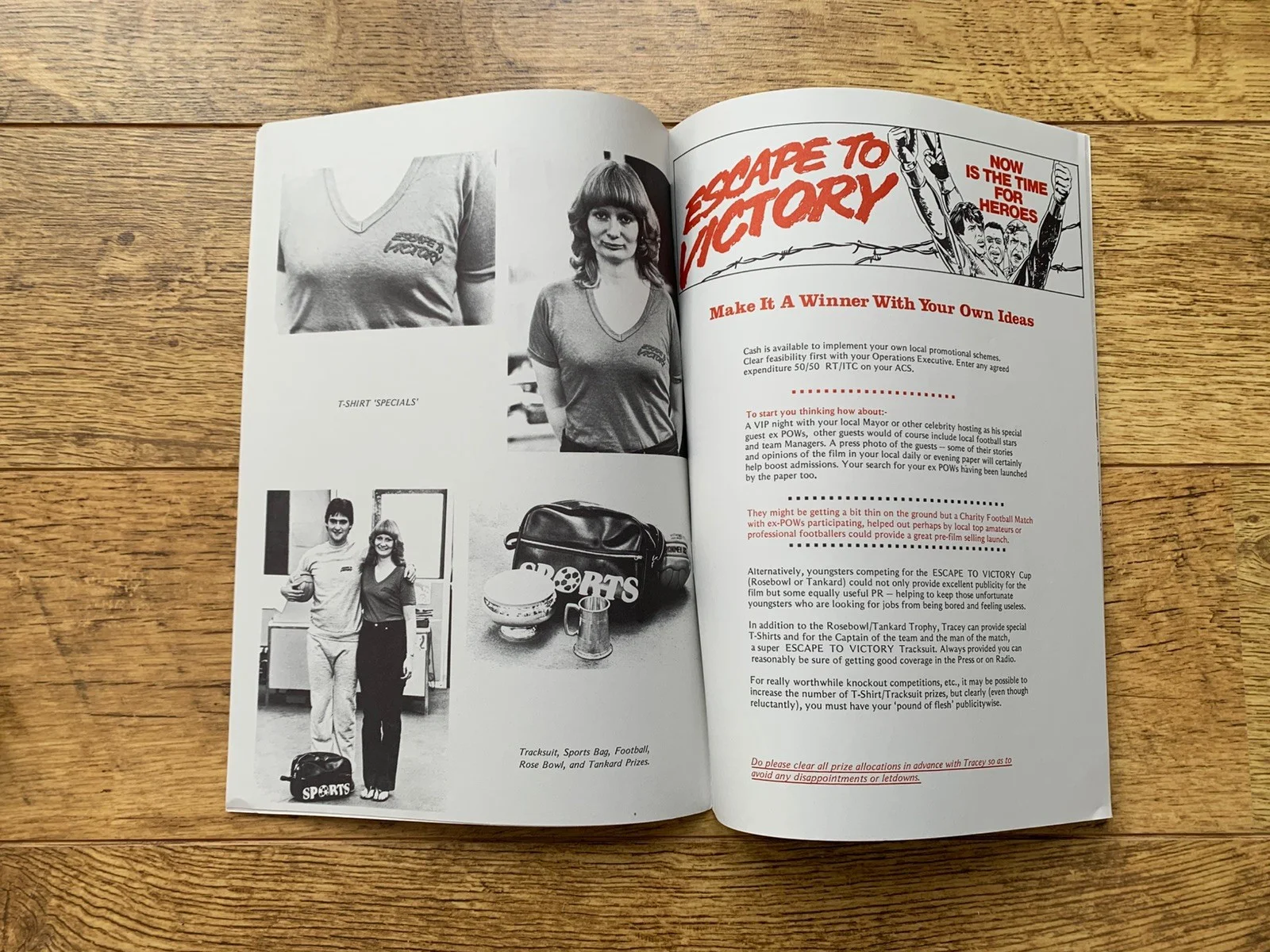 Escape To Victory Campaign/ Press Book 1981 - RARE, image 4