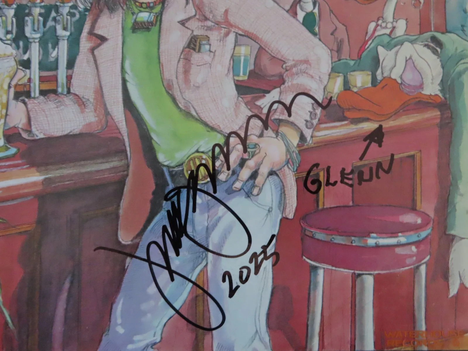 JAMES MONTGOMERY BAND signed DUCK FEVER 1978 Record / Album To Glenn, изображение 3