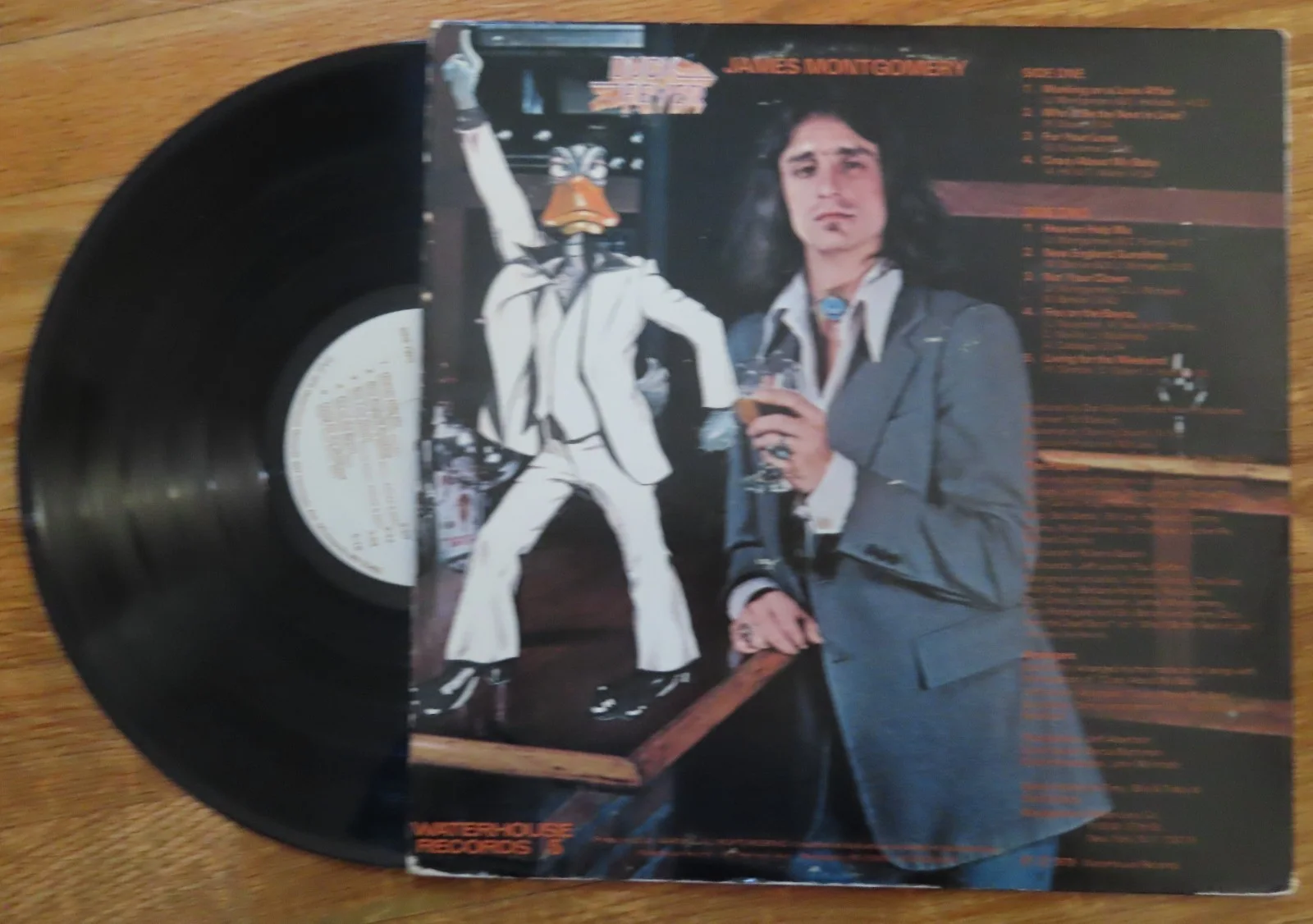 JAMES MONTGOMERY BAND signed DUCK FEVER 1978 Record / Album To Glenn, изображение 4