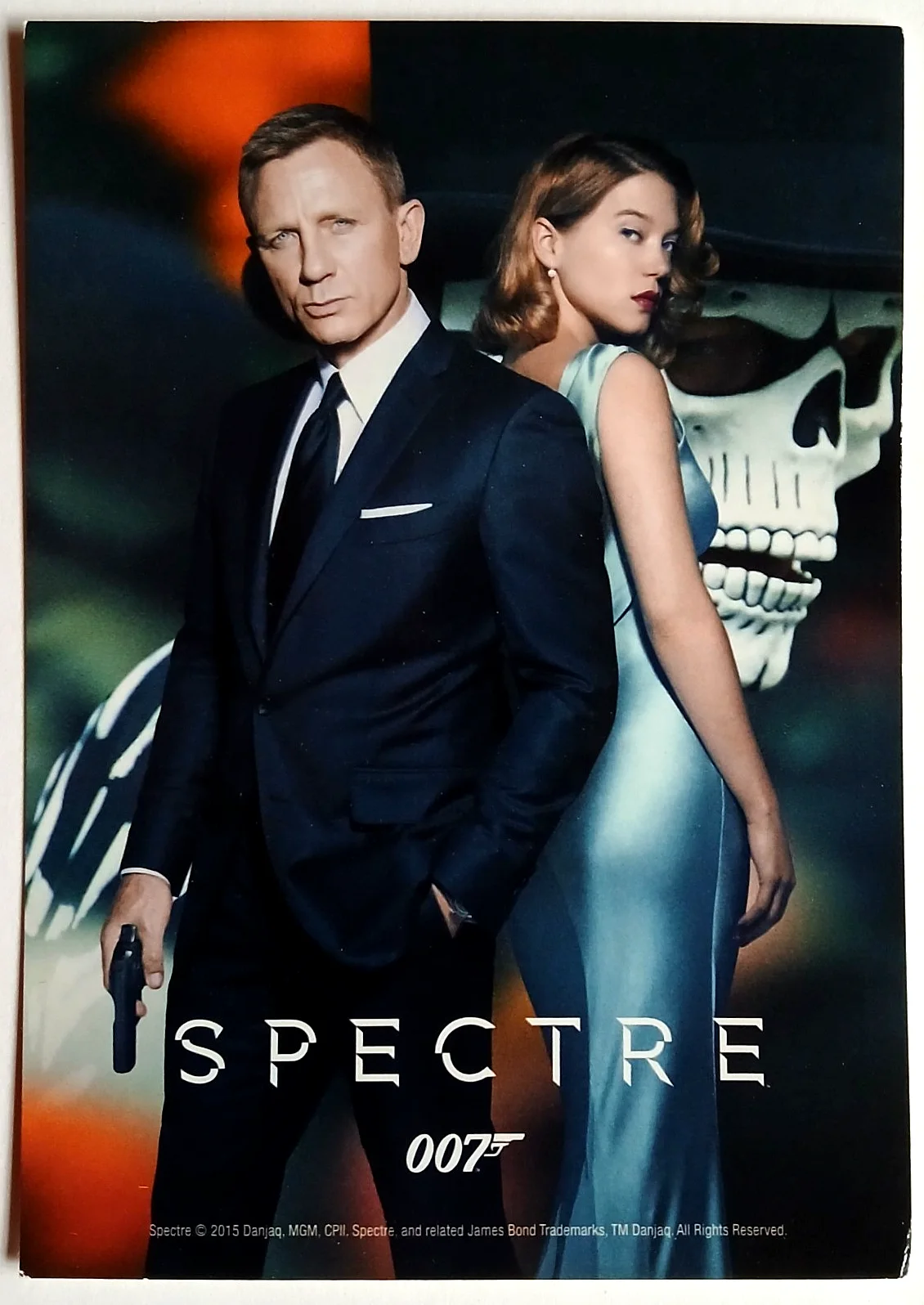 Spectre Film Postcards x 2 - Daniel Craig Lea Seydoux - James Bond 007, image 2