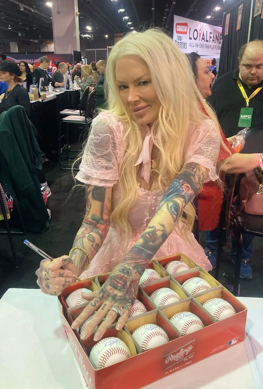 Jenna Jameson — Jenna Jameson Adult Star signed MLB Baseball Ball autographed Proof Beckett, изображение 3