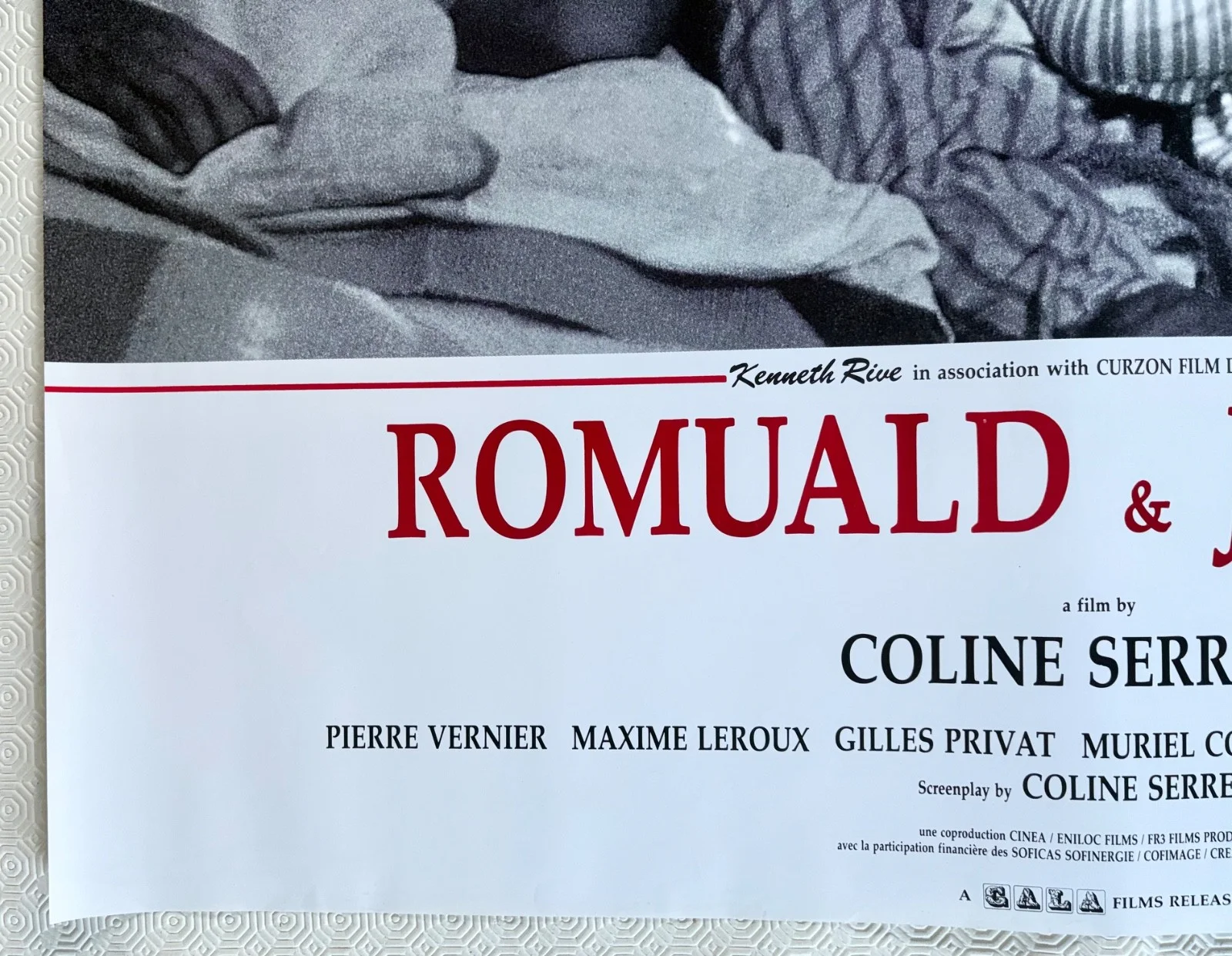 Romuald & Juliette Original 1989 Quad Poster Coline Serreau Daniel Auteuil, image 2