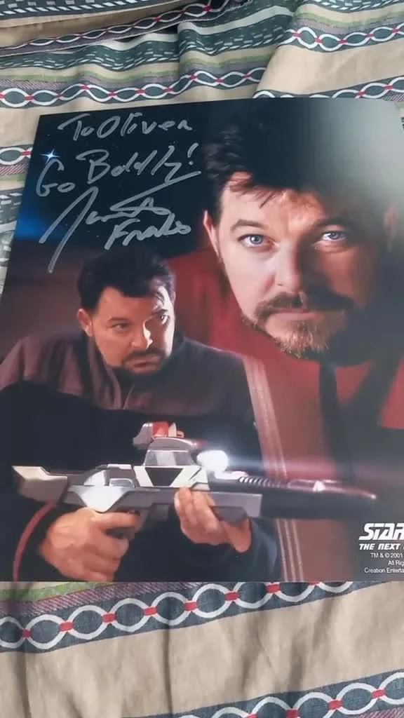 Jonathan Frakes Signed 8x10 Photo BAS #AC22881, изображение 2