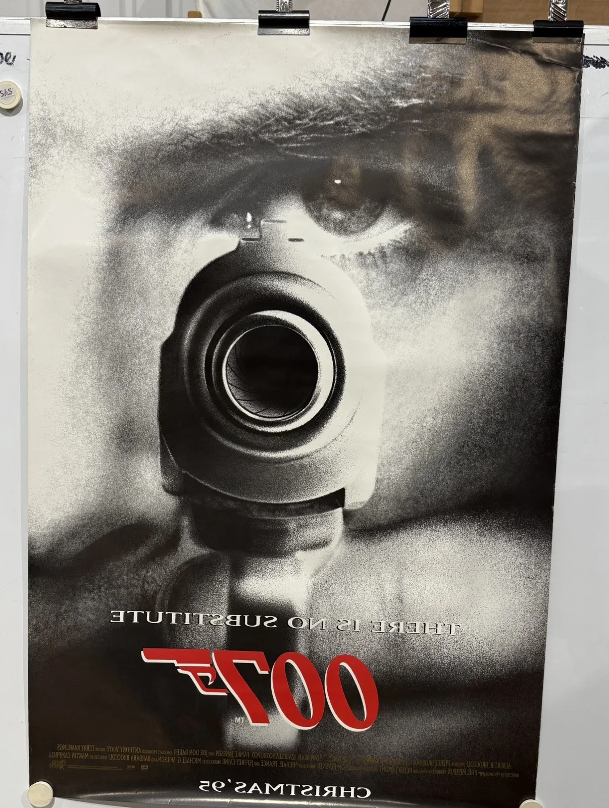Film Poster original James Bond 007 Christmas 95 1 sheet poster, изображение 3