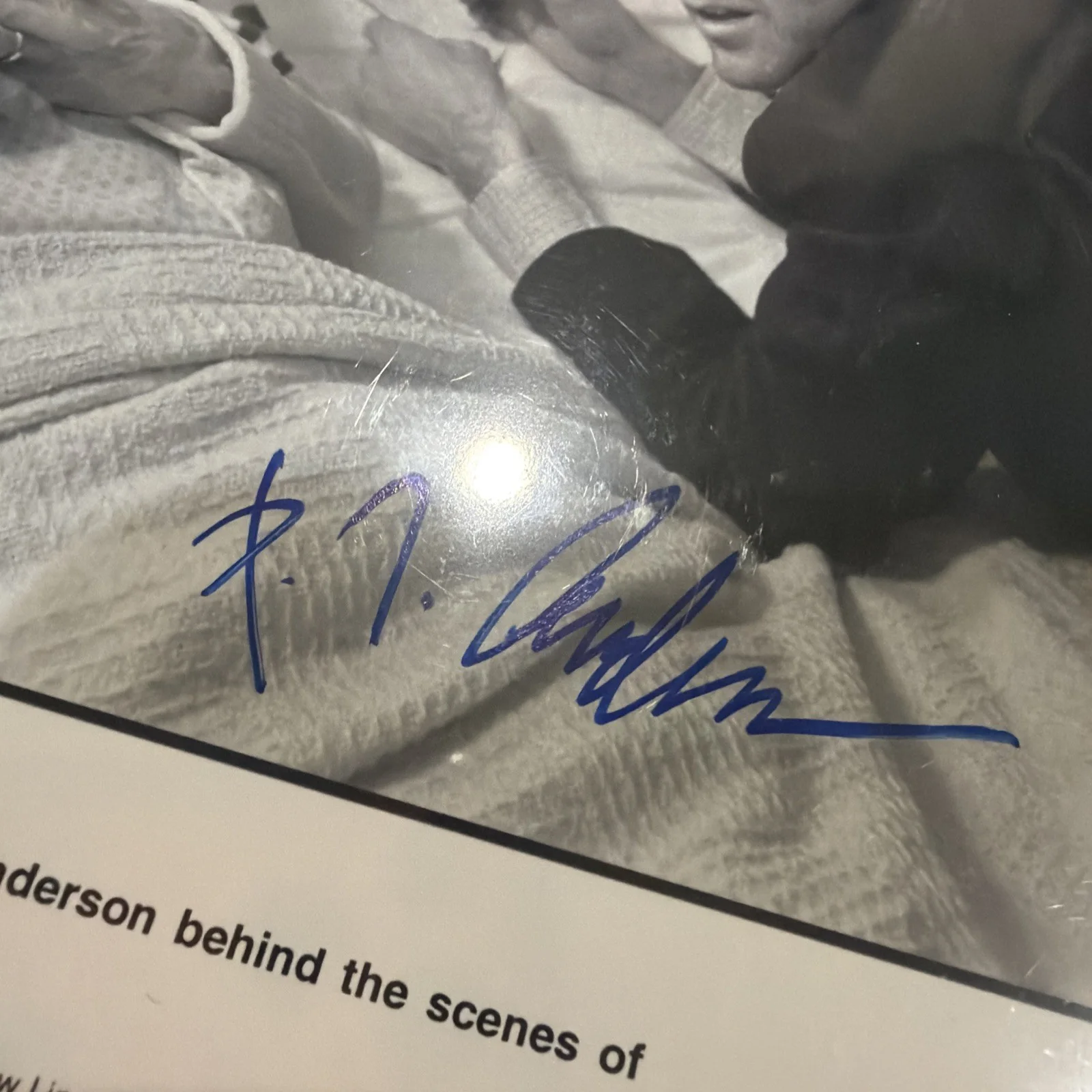PT Anderson Magnolia Director Hand Signed Autographed Media Still 8x10 Pic 🐸, изображение 2
