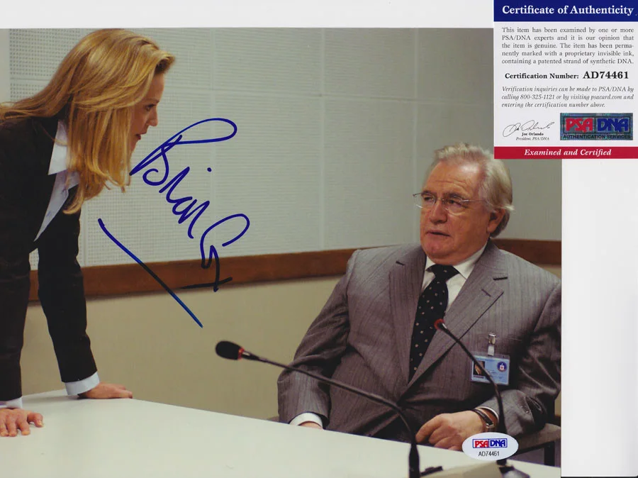 Brian Cox — Brian Cox The Bourne Identity Signed Autograph 8x10 Photo PSA/DNA COA #2