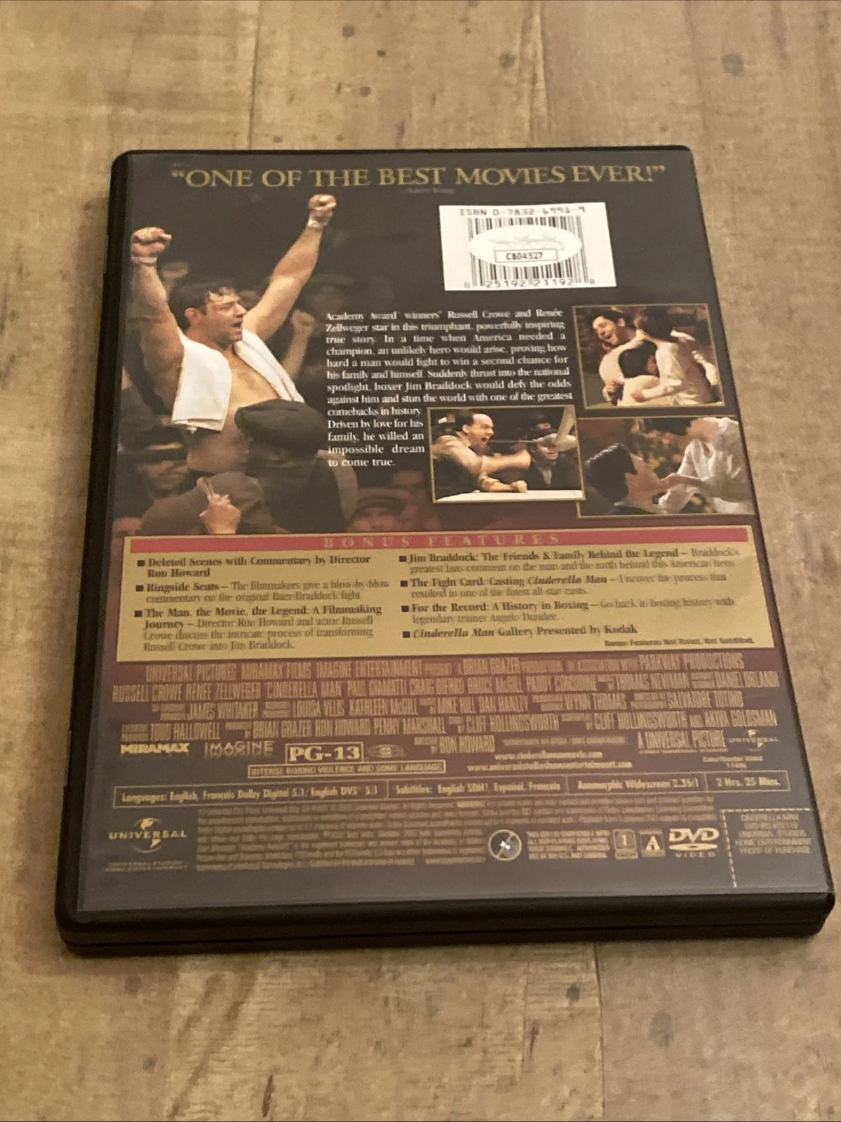 Ron Howard — RON HOWARD Signed 'Cinderella Man' Full DVD ( inc cases)-Movie Director. JSA COA, изображение 5