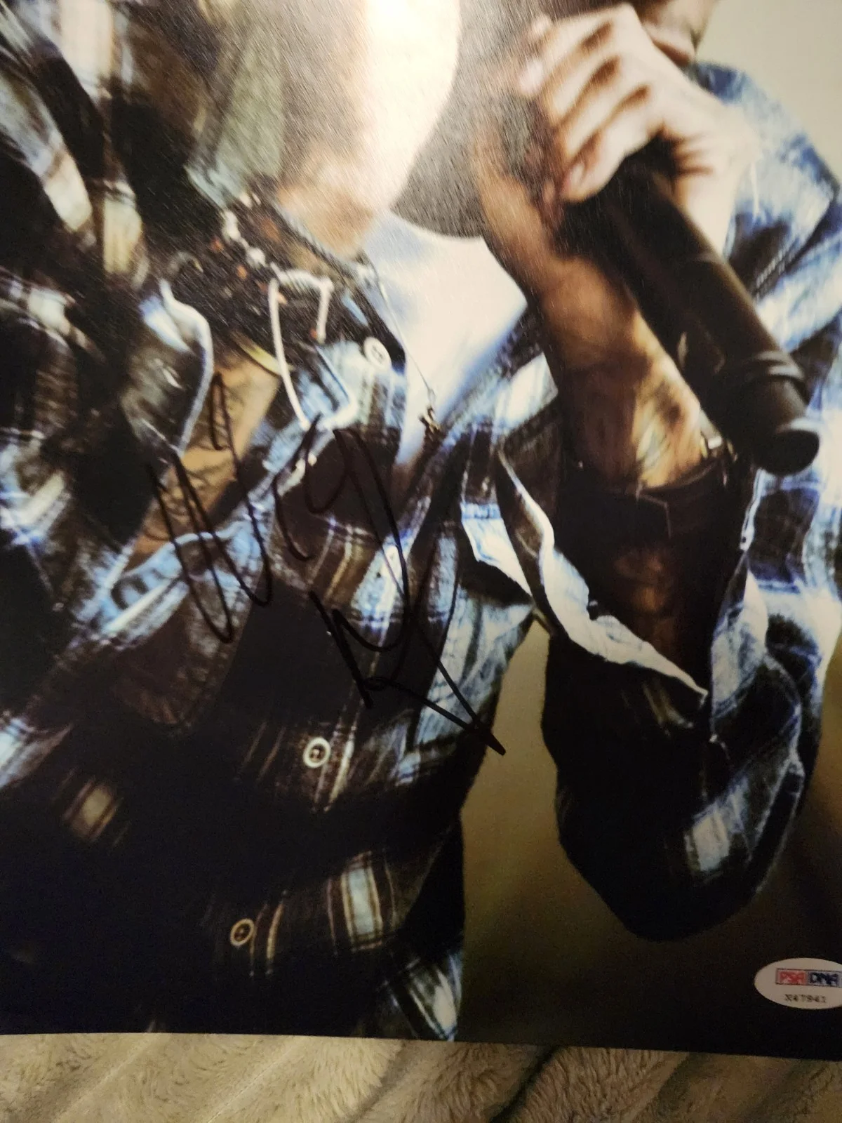 Wiz Khalifa Signed autograph 11x14 PSA COA See You Again BLACK & YELLOW, изображение 2